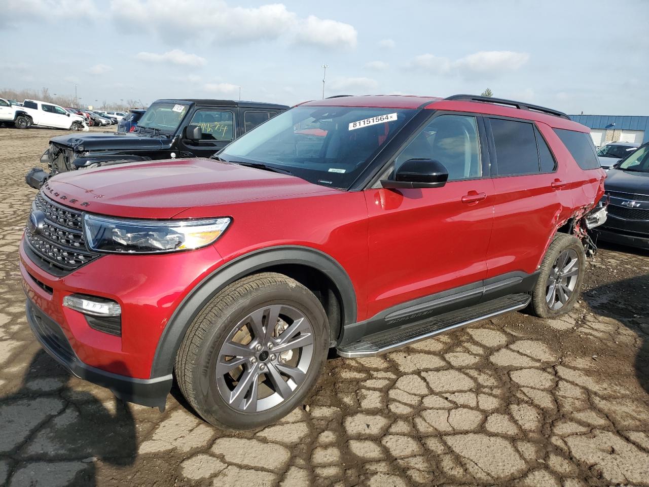 2022 FORD EXPLORER XLT VIN:1FMSK8DH0NGA05999