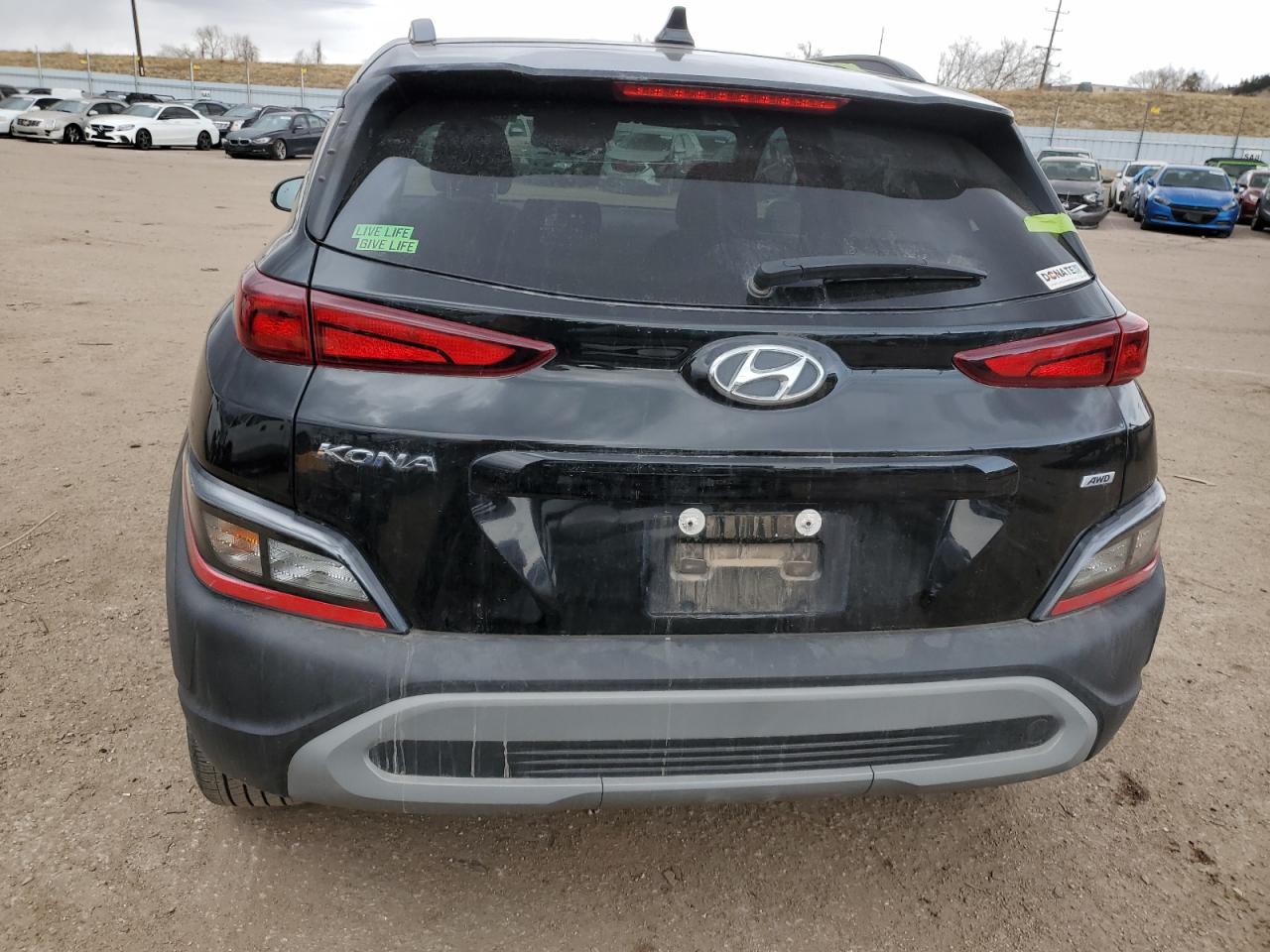2022 HYUNDAI KONA SEL VIN:KM8K6CAB3NU815782