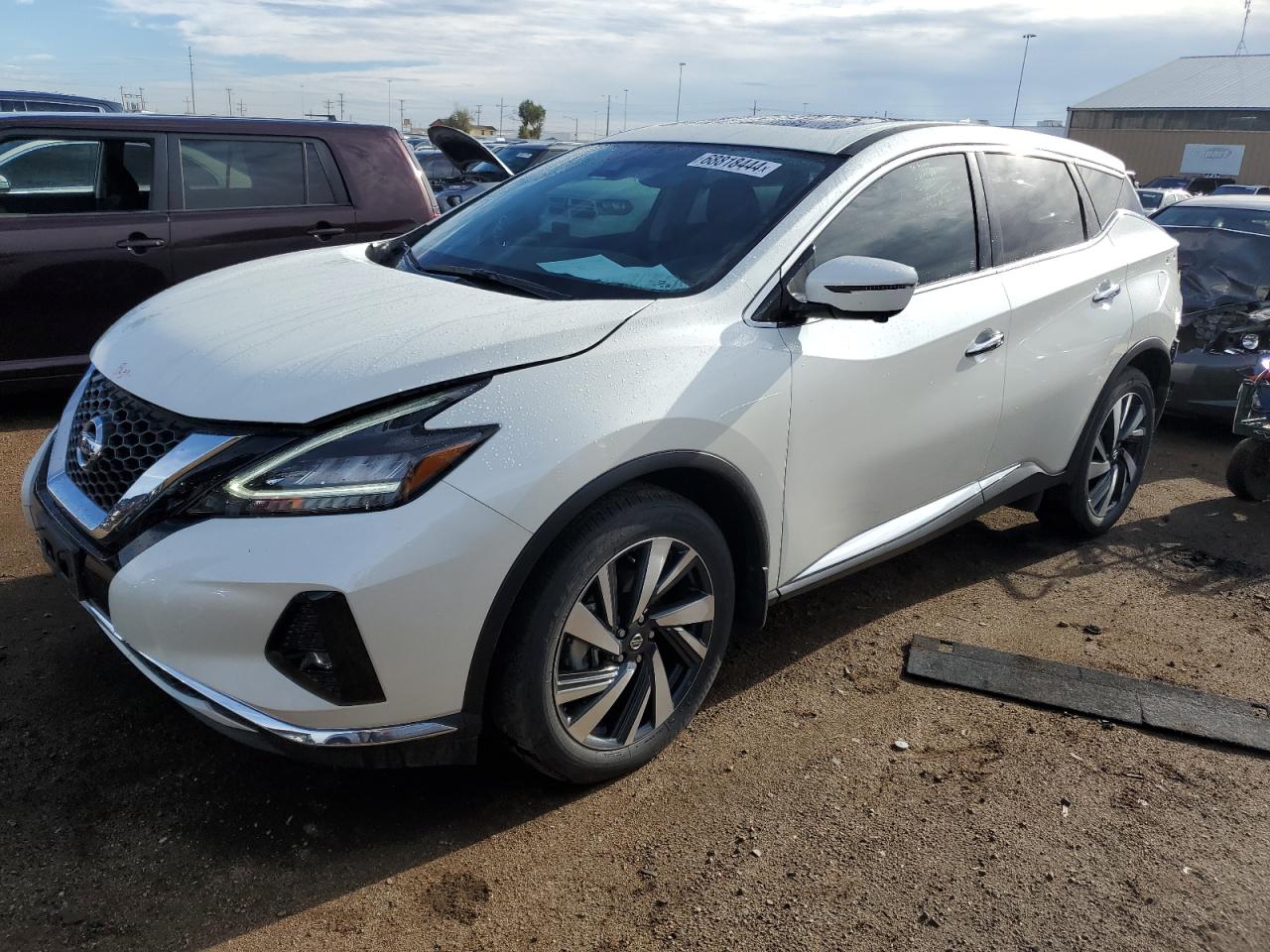 2022 NISSAN MURANO SL VIN:5N1AZ2CS7NC108975