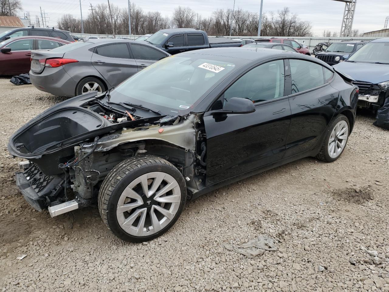 2022 TESLA MODEL 3  VIN:5YJ3E1EB4NF201505