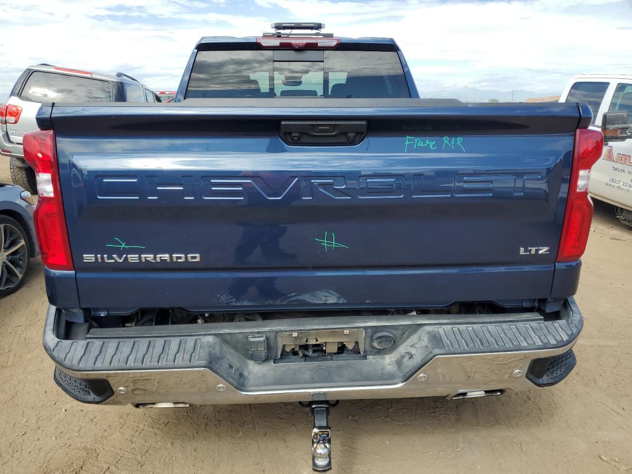 2022 CHEVROLET SILVERADO K1500 LTZ VIN:1GCUDGED4NZ637423