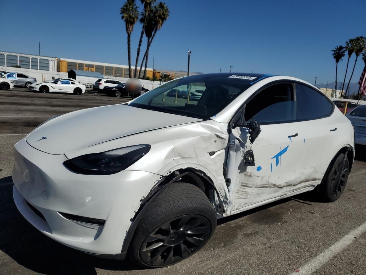 2022 TESLA MODEL Y  VIN:7SAYGAEE6NF554003