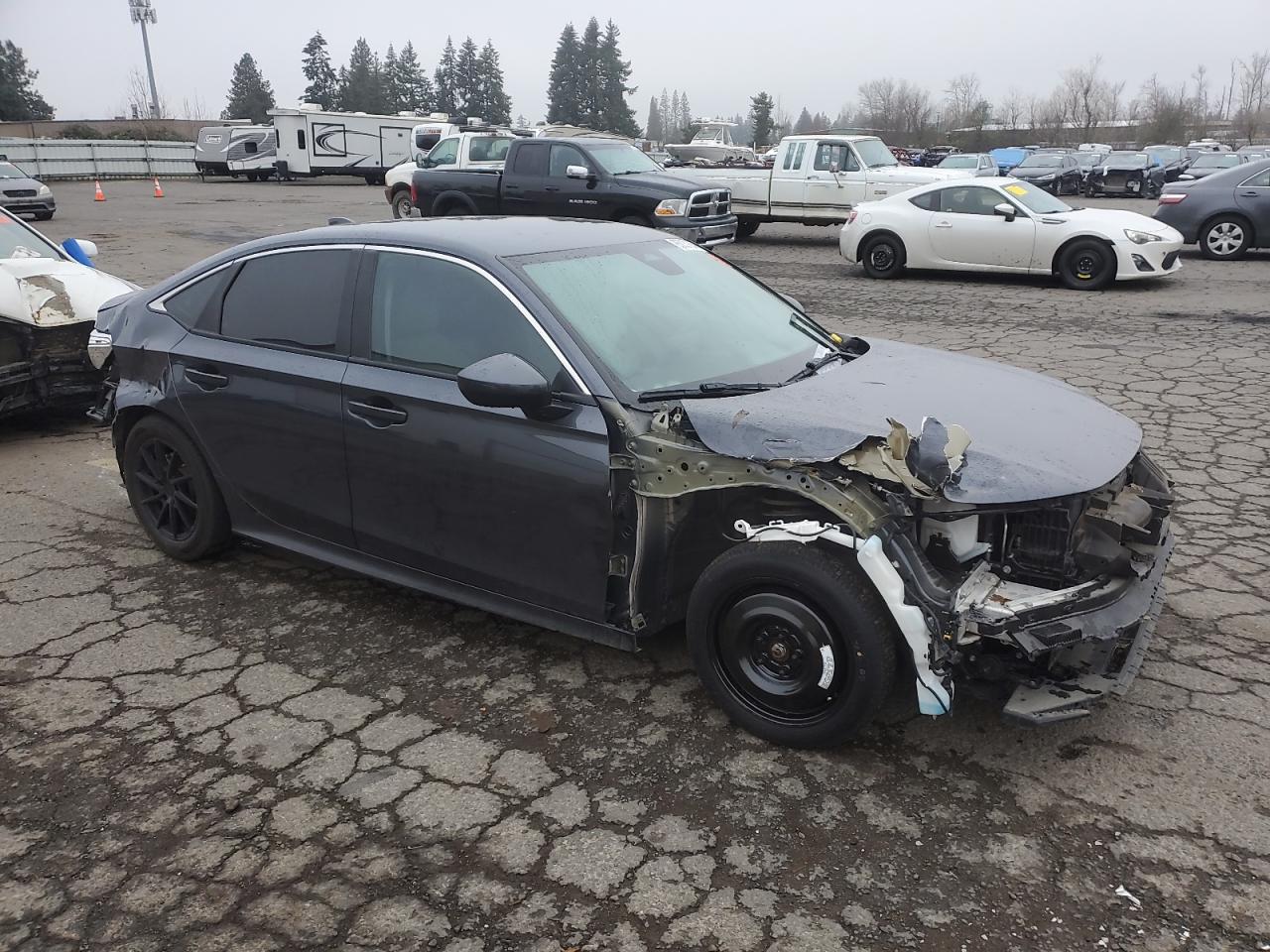 2022 HONDA CIVIC LX VIN:2HGFE2F28NH507054