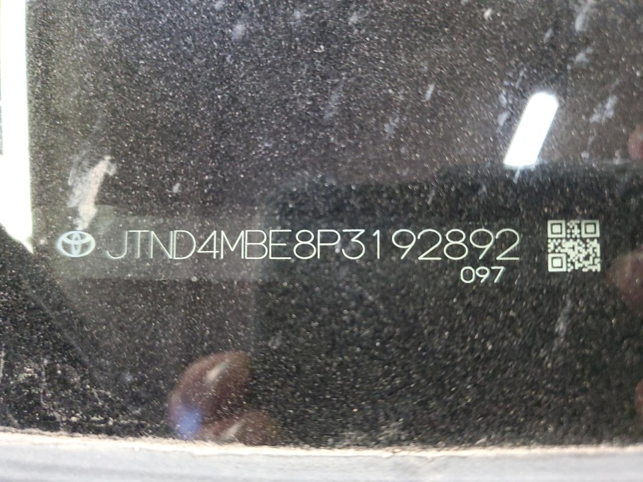 2023 TOYOTA COROLLA SE VIN:JTND4MBE8P3192892