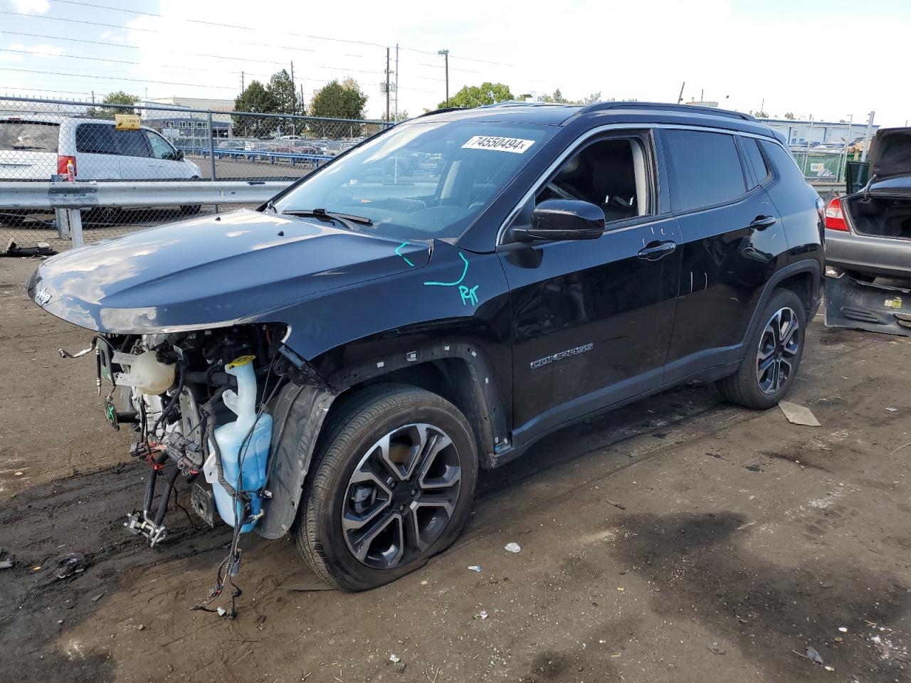 2022 JEEP COMPASS LIMITED VIN:3C4NJDCB5NT205797