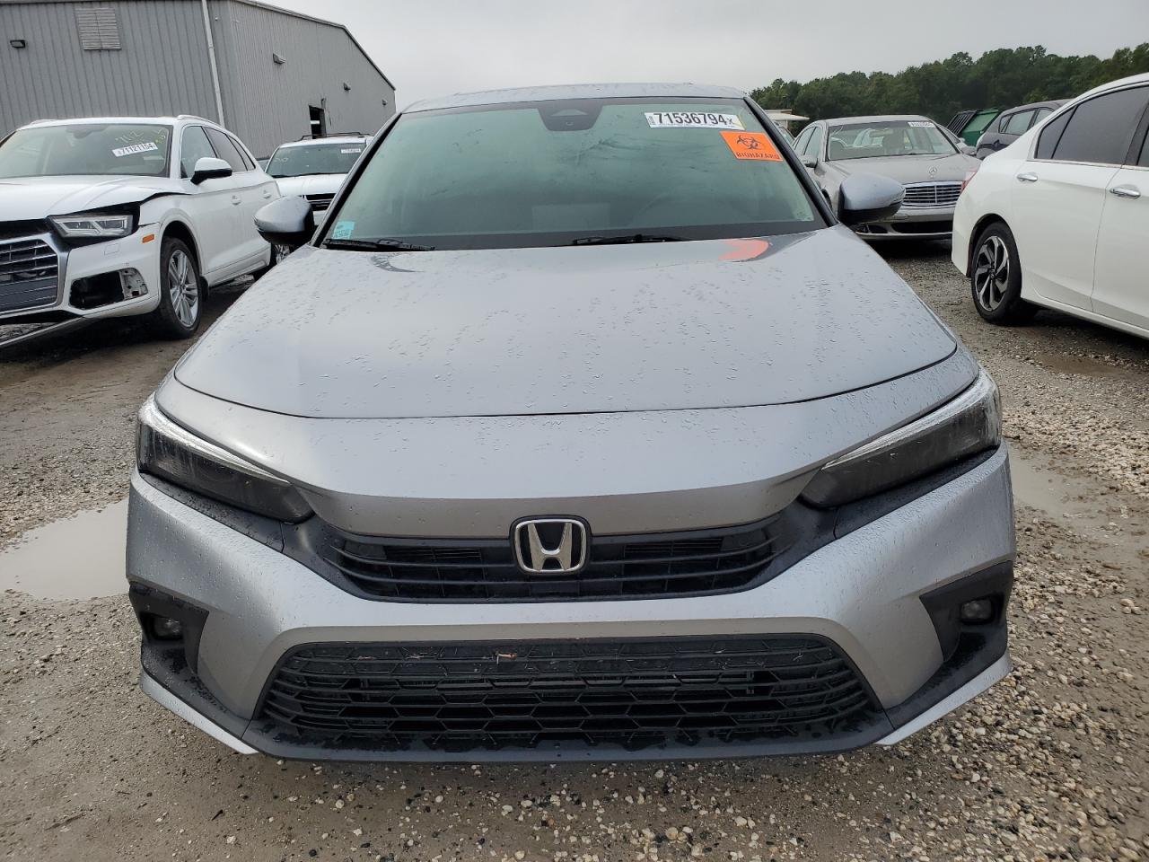 2022 HONDA CIVIC TOURING VIN:2HGFE1F91NH300545