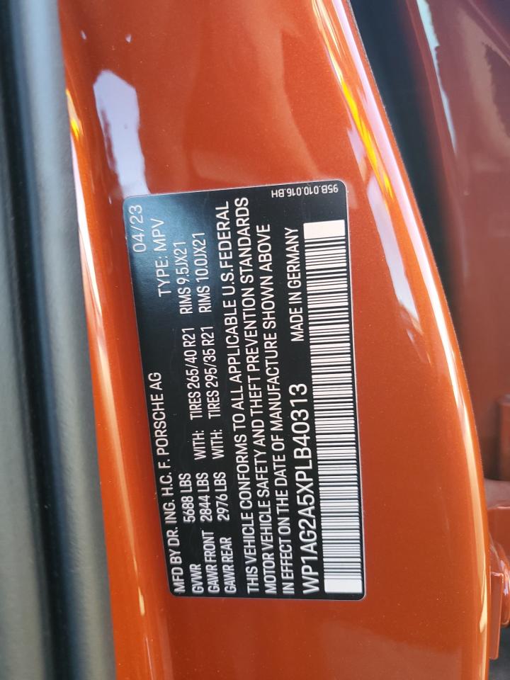 2023 PORSCHE MACAN S VIN:2HGFE1F79RH322118