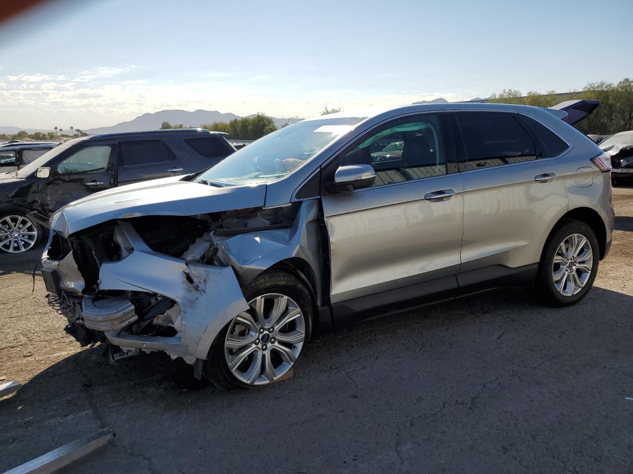 2022 FORD EDGE TITANIUM VIN:2FMPK4K95NBA30558