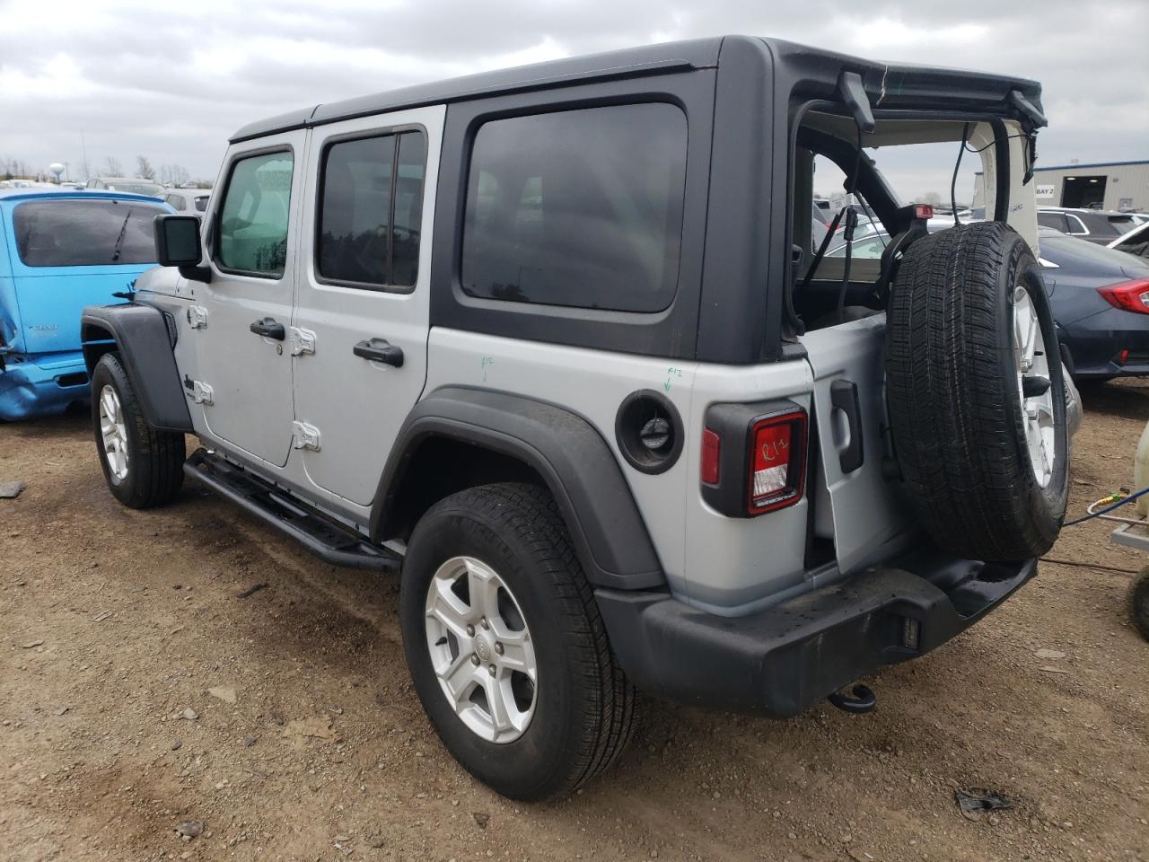 2022 JEEP WRANGLER UNLIMITED SPORT VIN:1C4HJXDG7NW180341