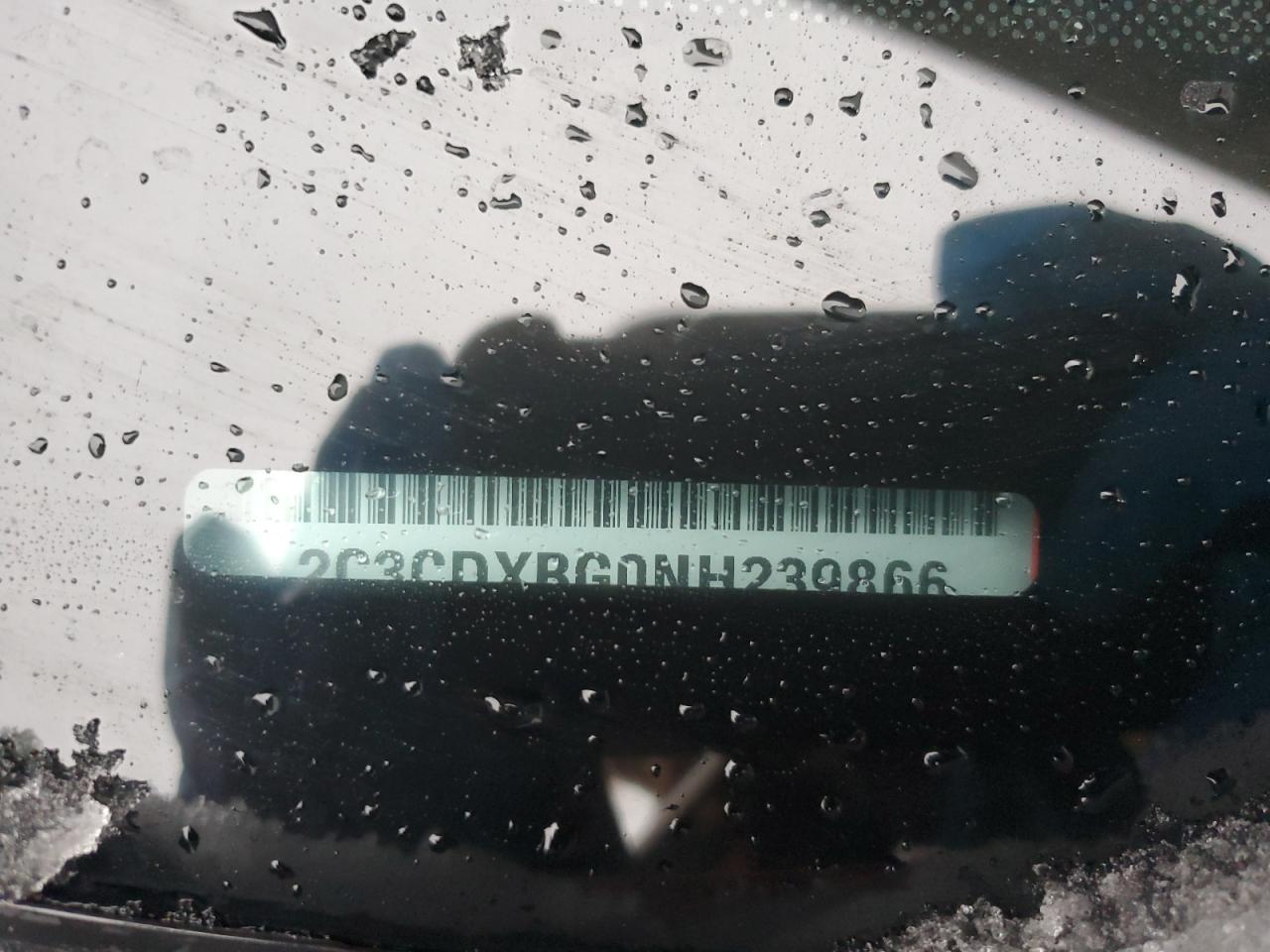 2022 DODGE CHARGER SXT VIN:2C3CDXBG0NH239866