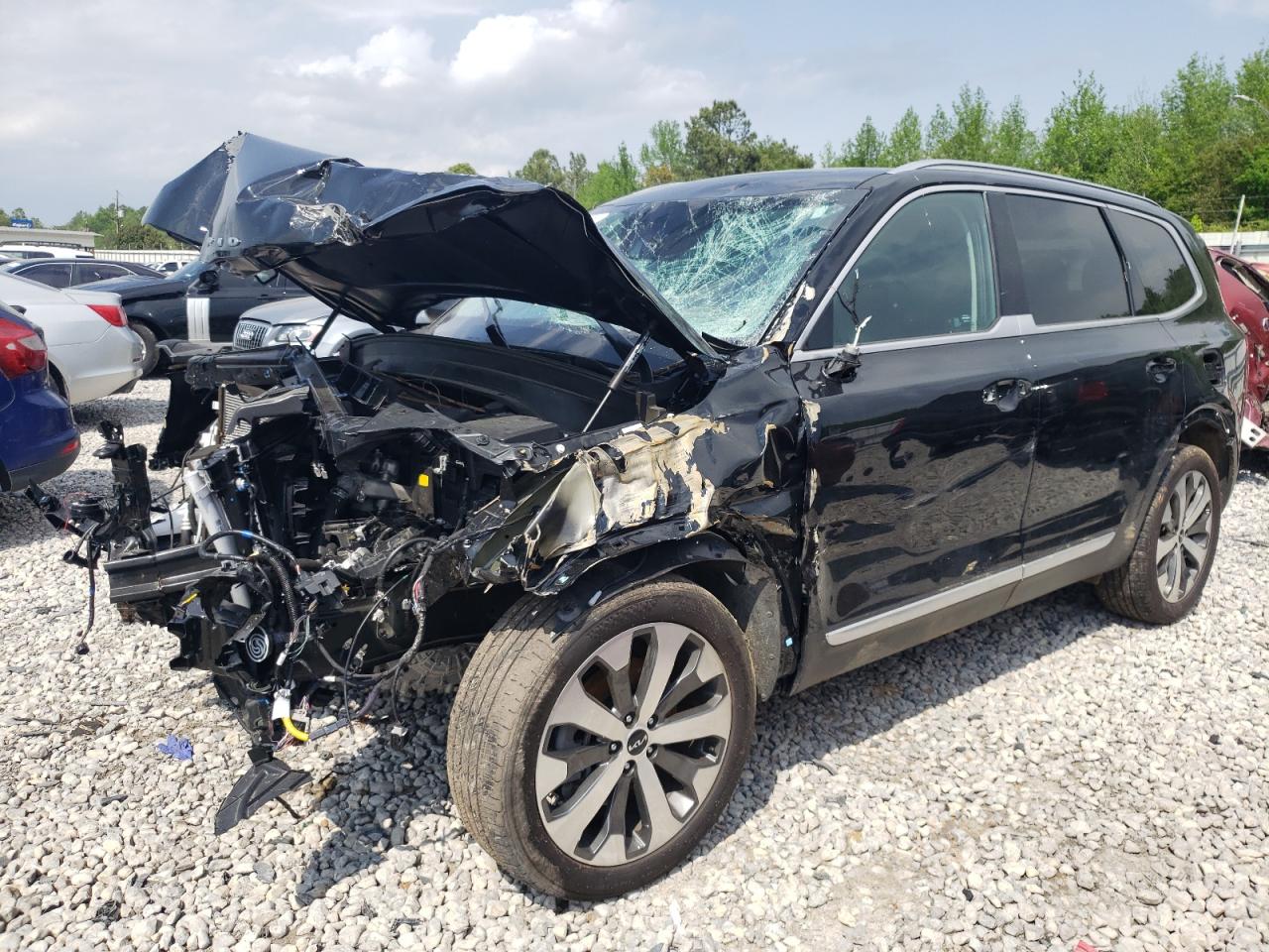 2022 KIA TELLURIDE S VIN:5XYP64HC9NG299296