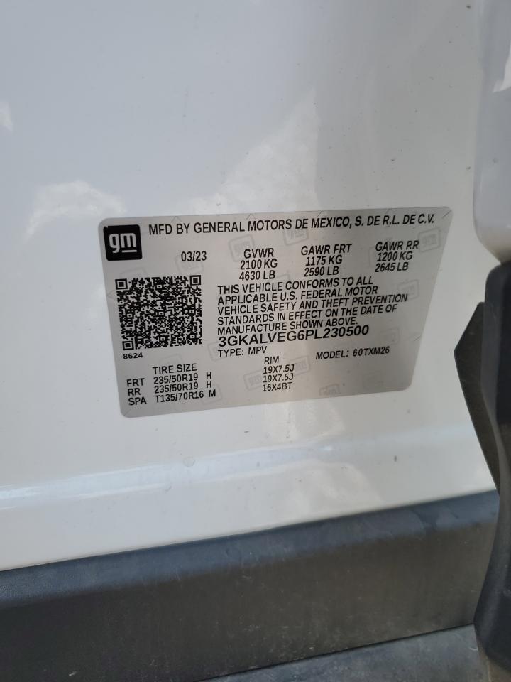 2023 GMC TERRAIN SLT VIN:3GKALVEG6PL230500