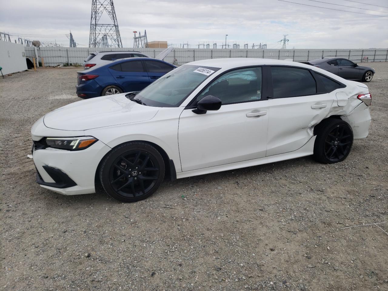 2022 HONDA CIVIC SPORT VIN:2HGFE2F57NH554070