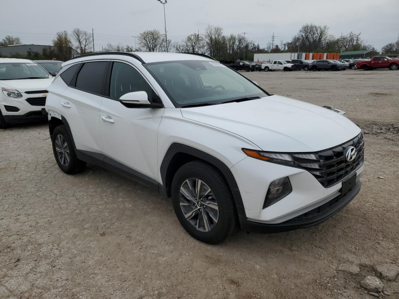 2022 HYUNDAI TUCSON BLUE VIN:KM8JBCA14NU042948