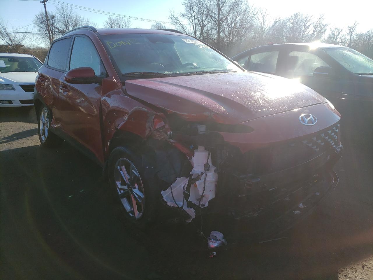 2022 HYUNDAI KONA SEL VIN:KM8K3CAB5NU820118