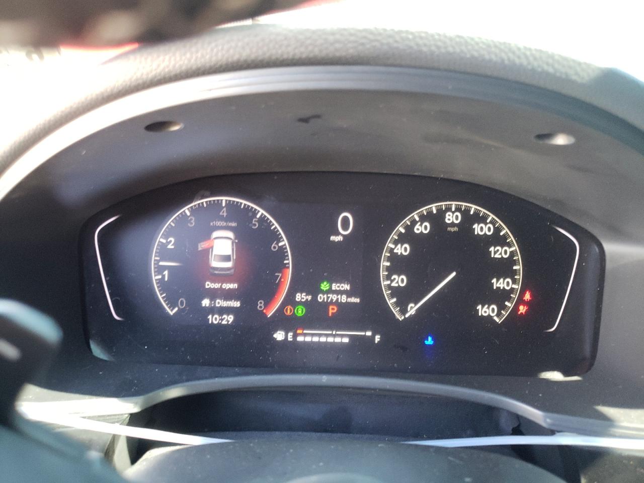 2022 HONDA CIVIC SPORT VIN:2HGFE2F53NH571237