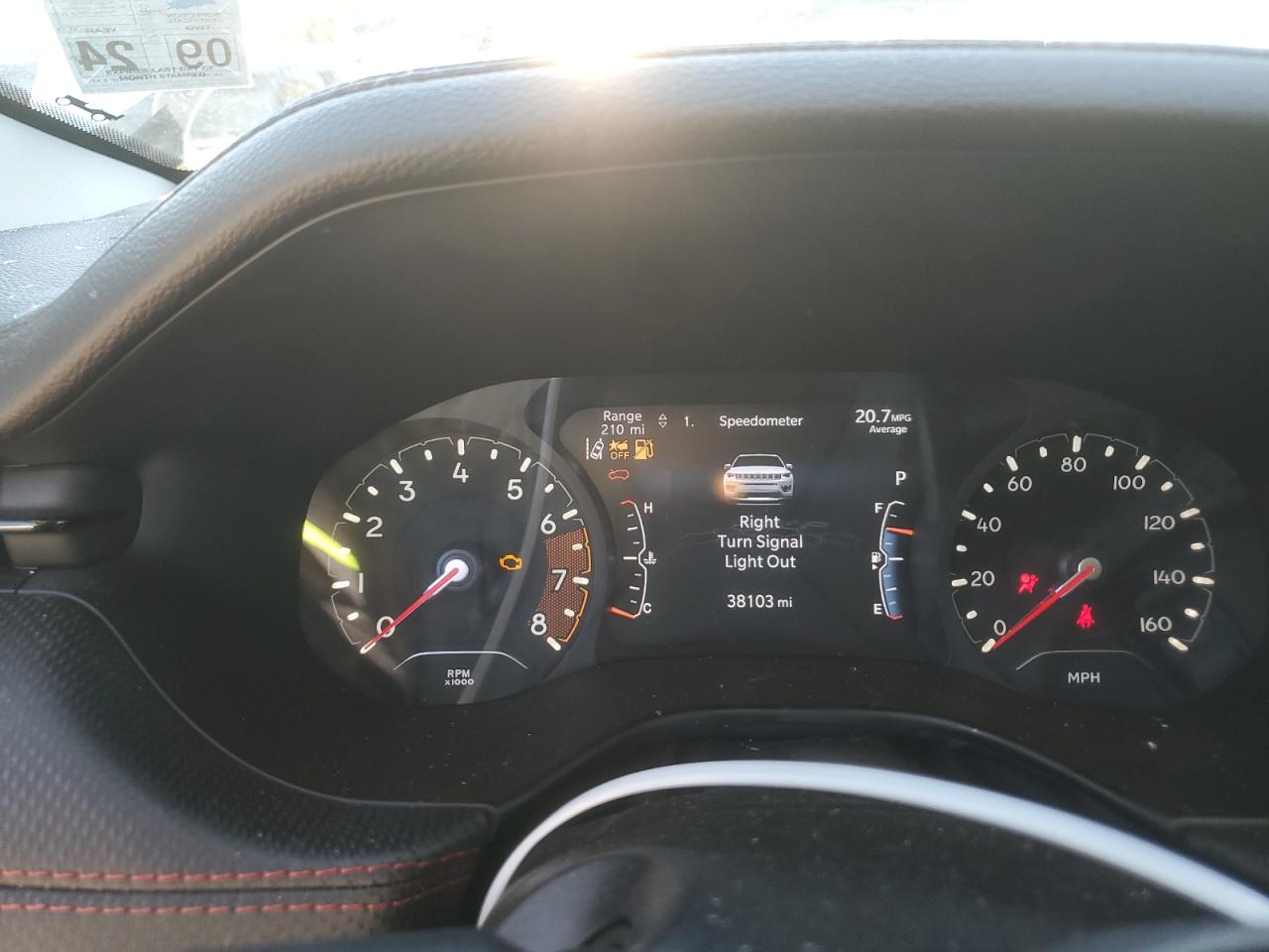 2022 JEEP COMPASS TRAILHAWK VIN:3C4NJDDB4NT163430