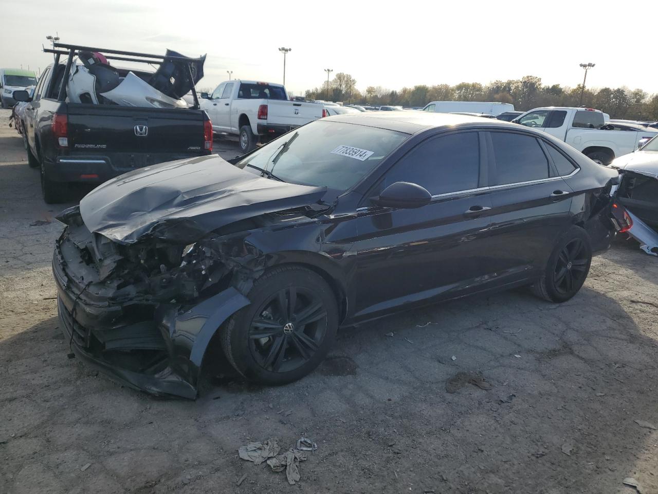 2022 VOLKSWAGEN JETTA SE VIN:3VW7M7BU3NM021650