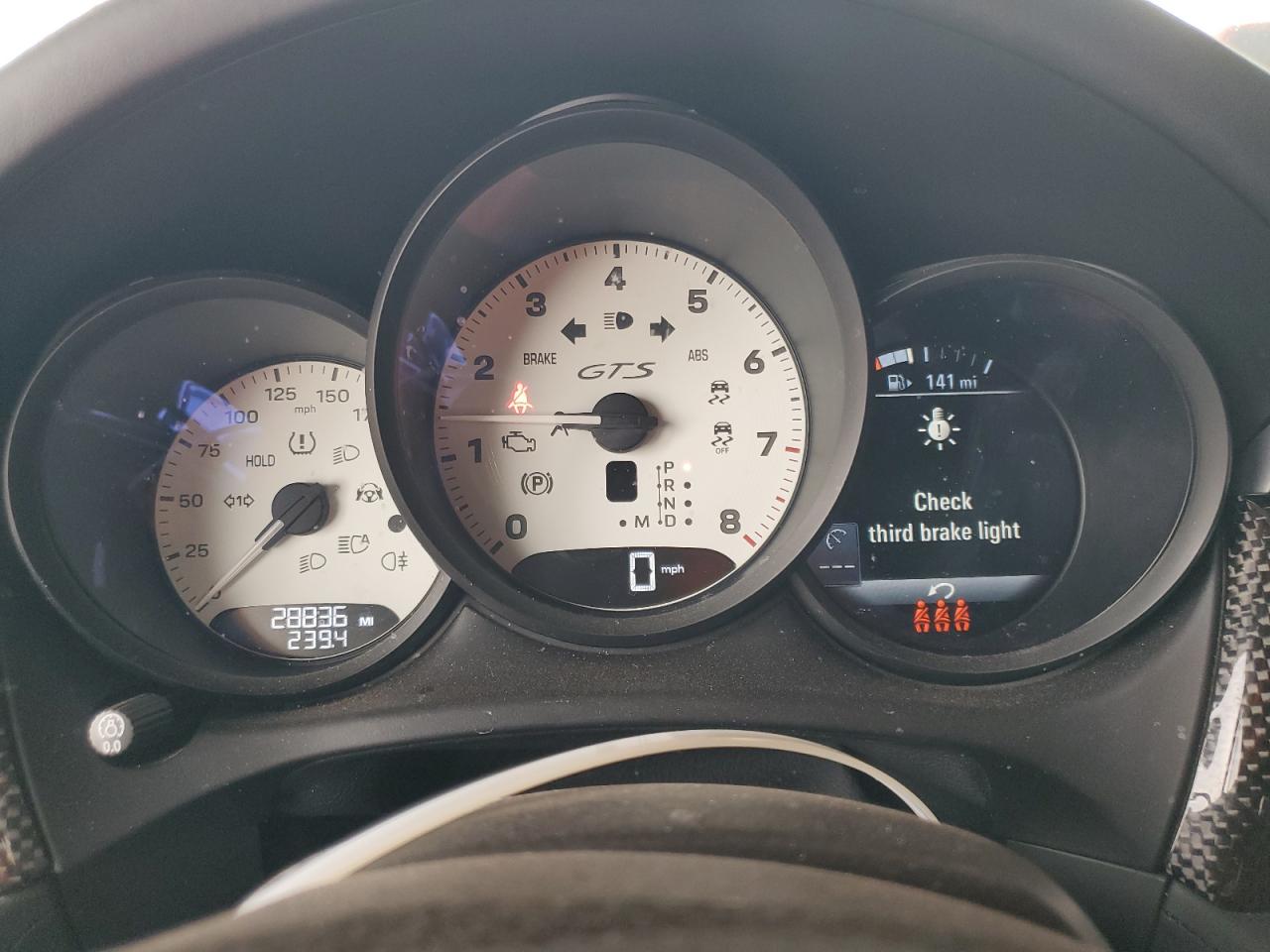 2022 PORSCHE MACAN GTS VIN:WP1AF2A5XNLB31384