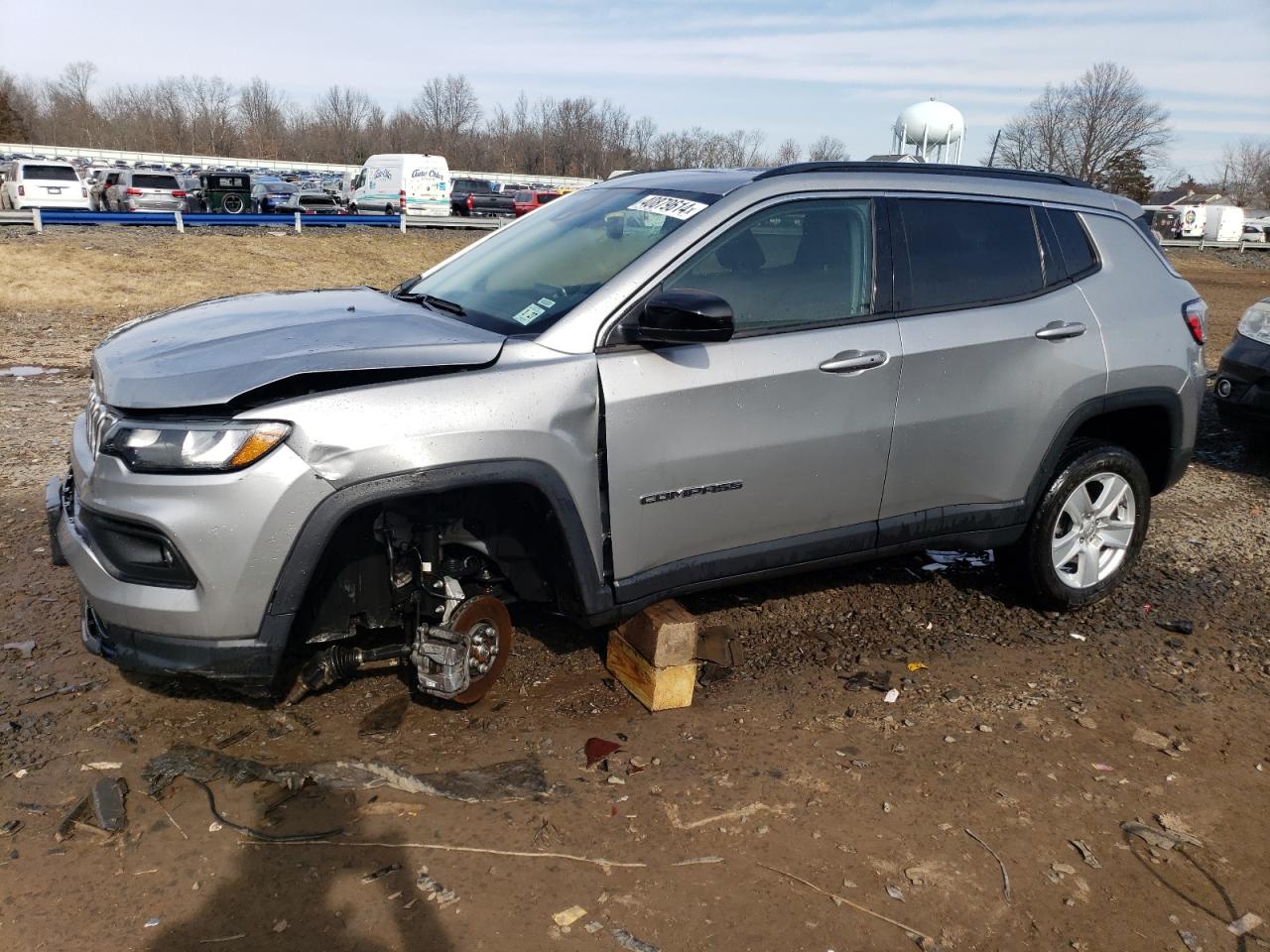 2022 JEEP COMPASS LATITUDE VIN:3C4NJDBB3NT121821