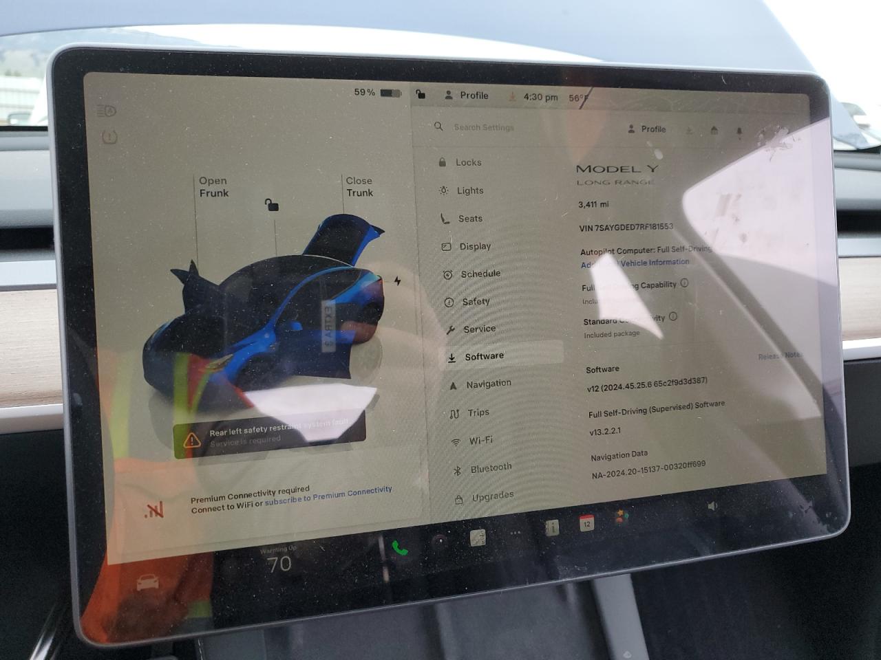2024 TESLA MODEL Y  VIN:7SAYGDED7RF181553