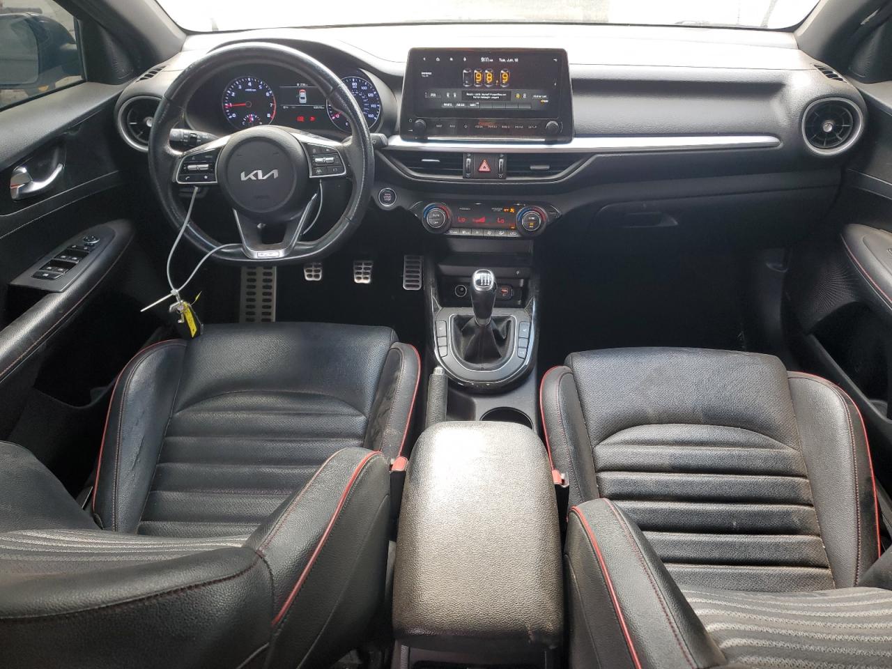2022 KIA FORTE GT VIN:3KPF44AC5NE450384