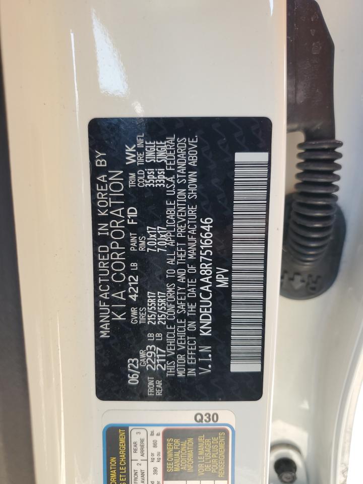 2024 KIA SELTOS S VIN:KNDEUCAA8R7516646