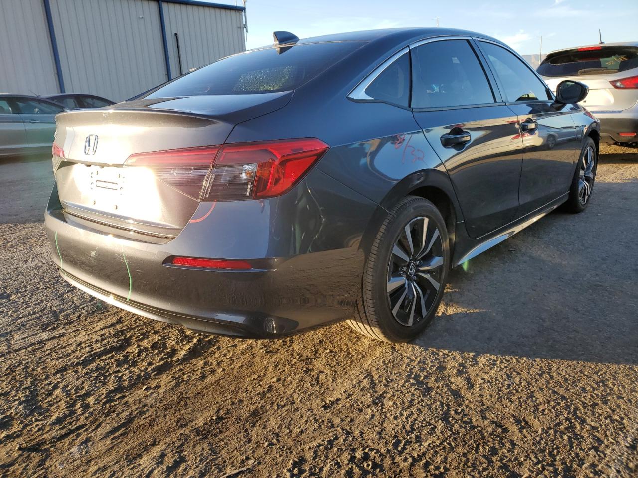 2022 HONDA CIVIC EX VIN:JHMFE1F75NX008470