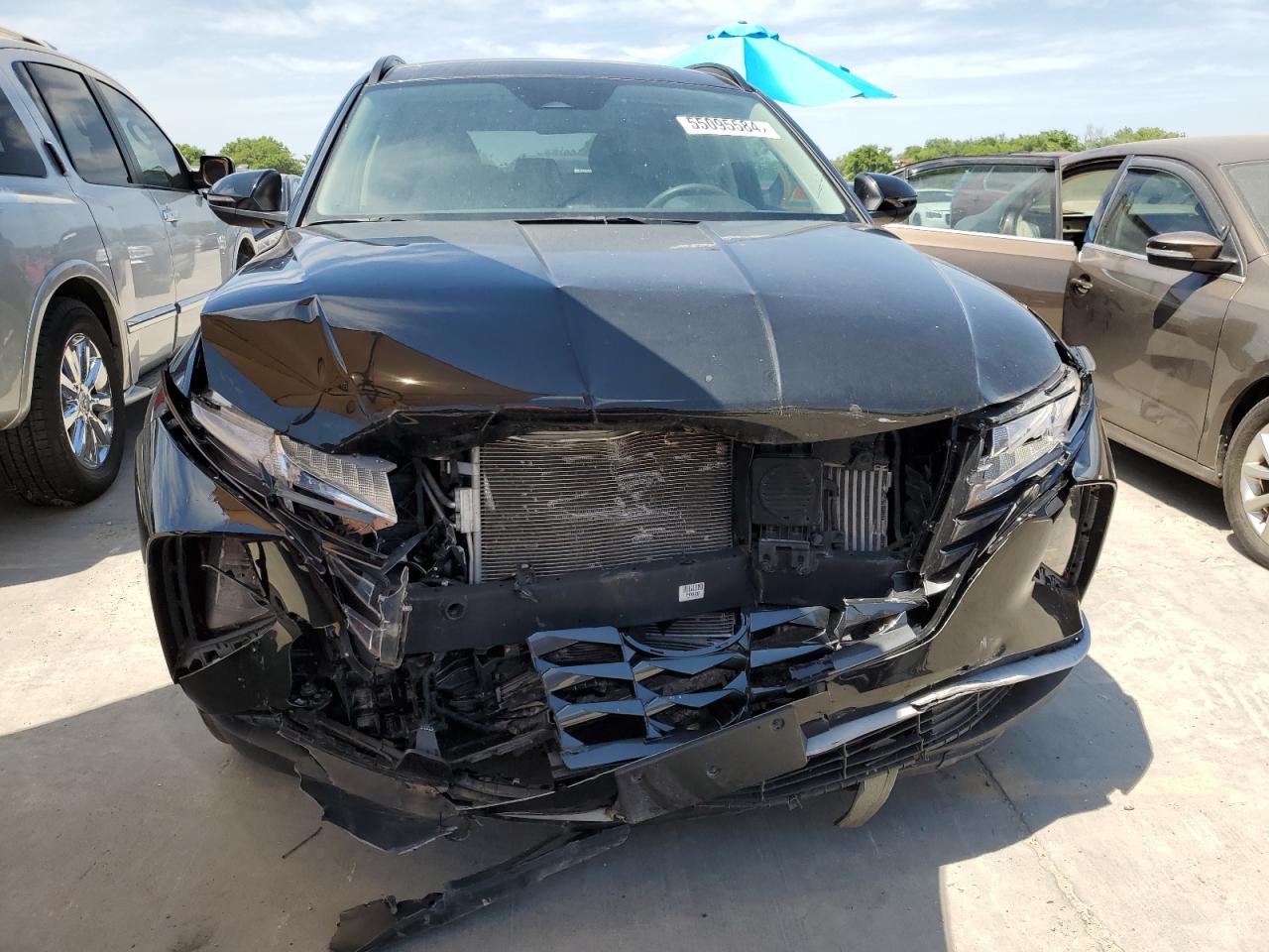 2022 HYUNDAI TUCSON BLUE VIN:KM8JBCA18NU020788