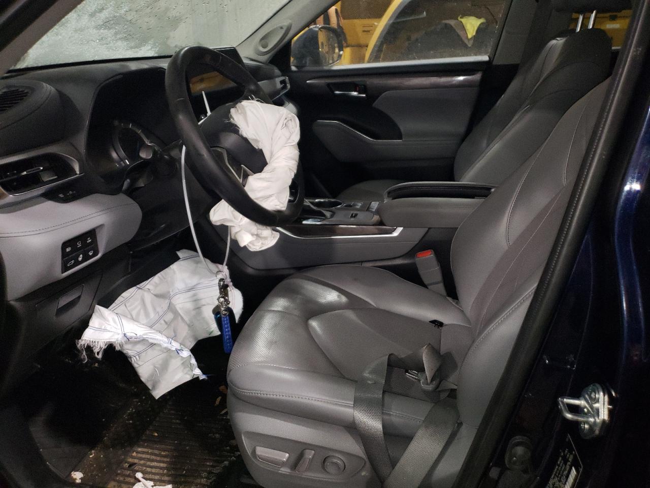 2022 TOYOTA HIGHLANDER HYBRID PLATINUM VIN:5TDEBRCH6NS076672