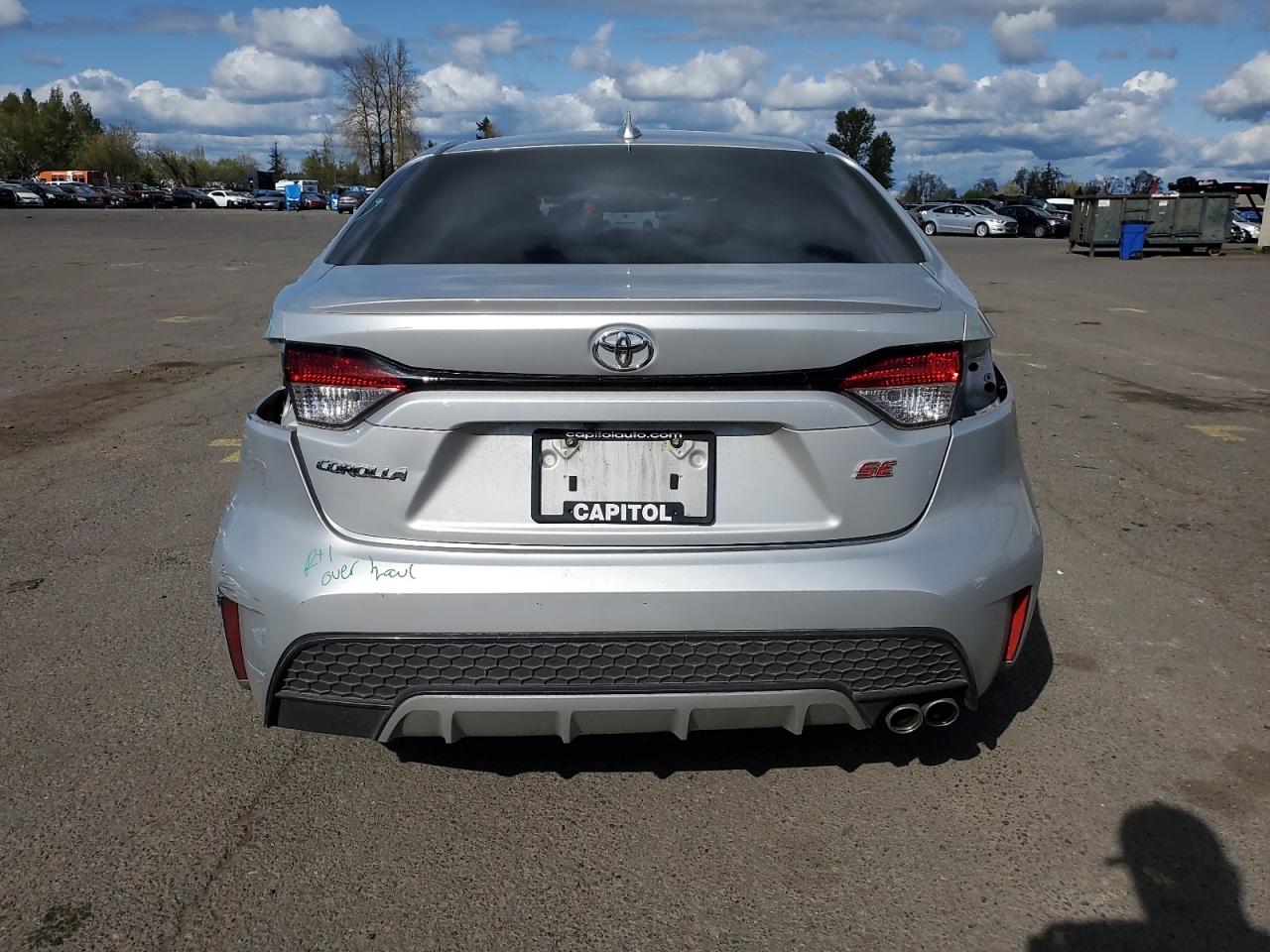 2022 TOYOTA COROLLA SE VIN:5YFP4MCE3NP106957