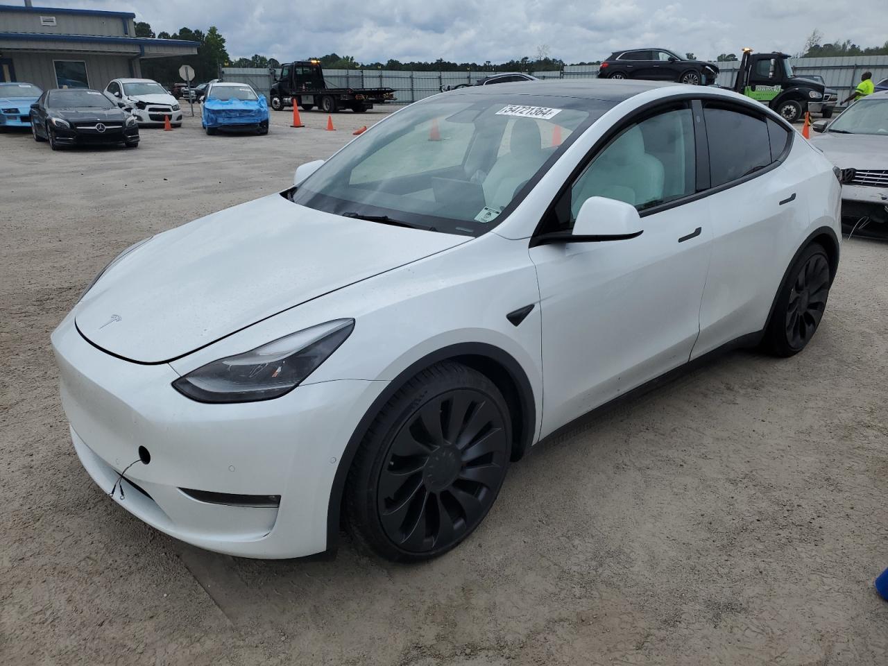 2022 TESLA MODEL Y  VIN:7SAYGDEF5NF390124