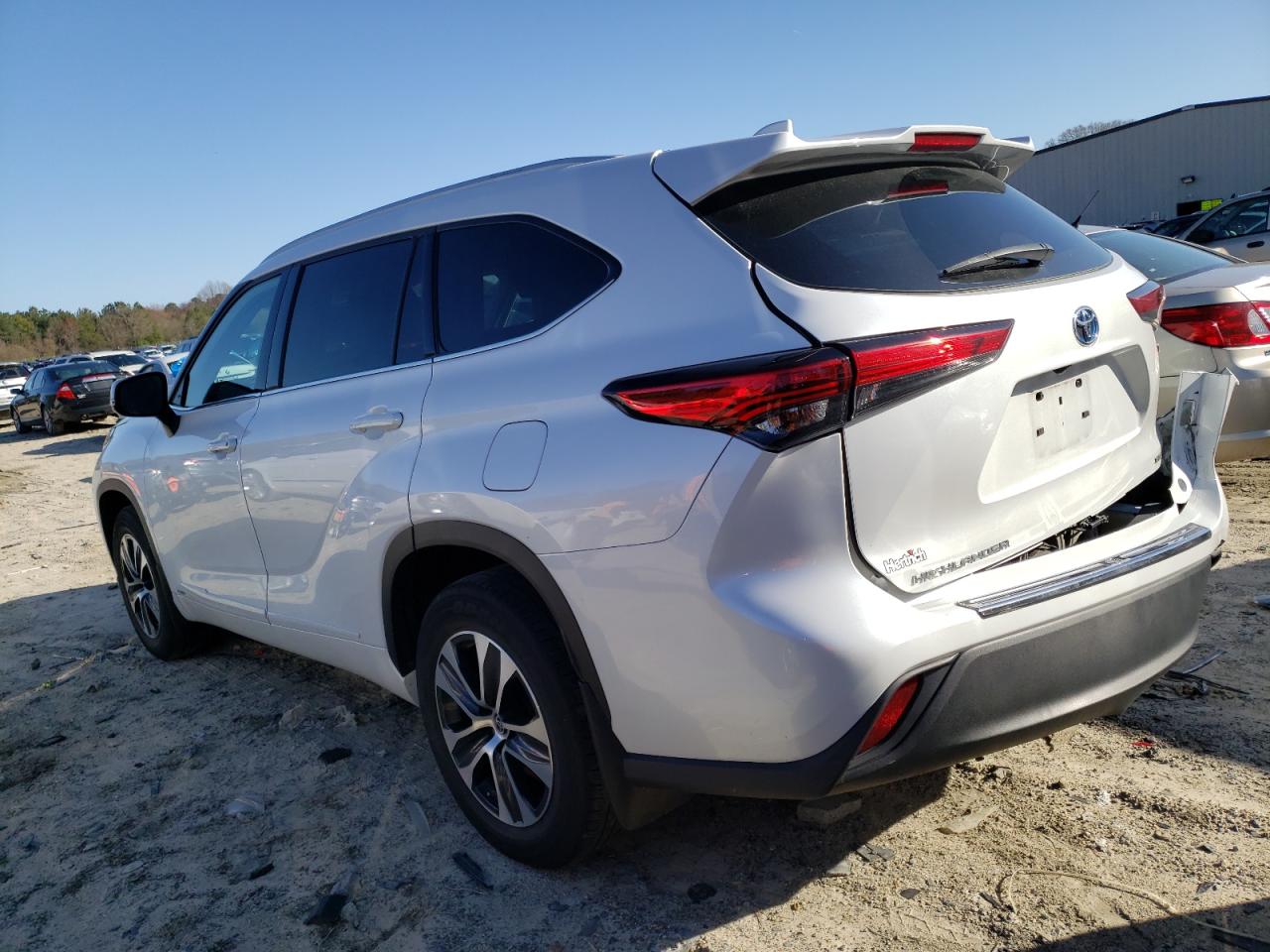 2022 TOYOTA HIGHLANDER HYBRID XLE VIN:5TDGBRCH7NS547785