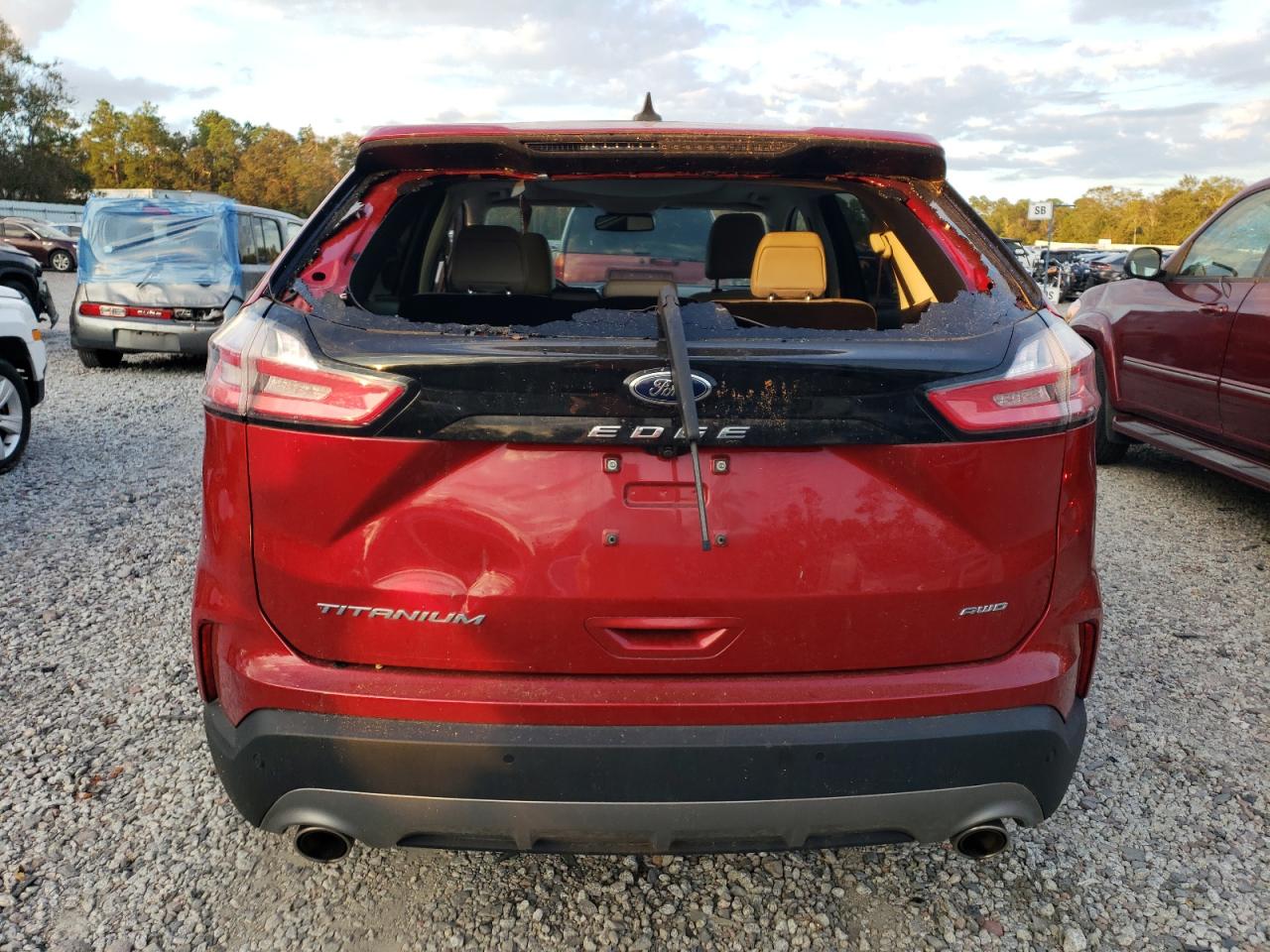 2022 FORD EDGE TITANIUM VIN:2FMPK4K95NBA21925