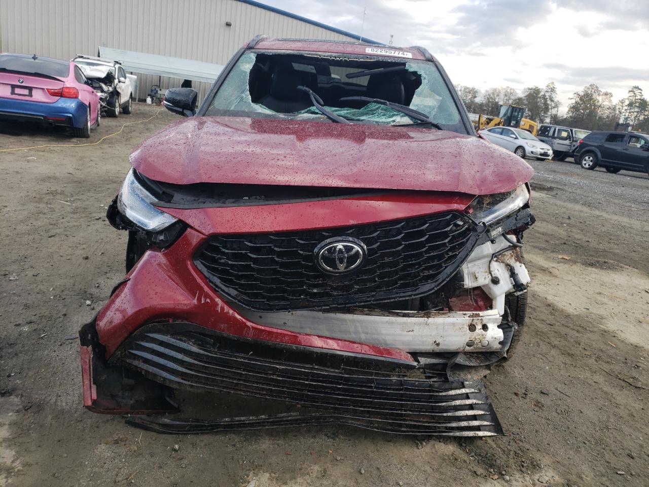 2022 TOYOTA HIGHLANDER XSE VIN:5TDLZRAH4NS101008