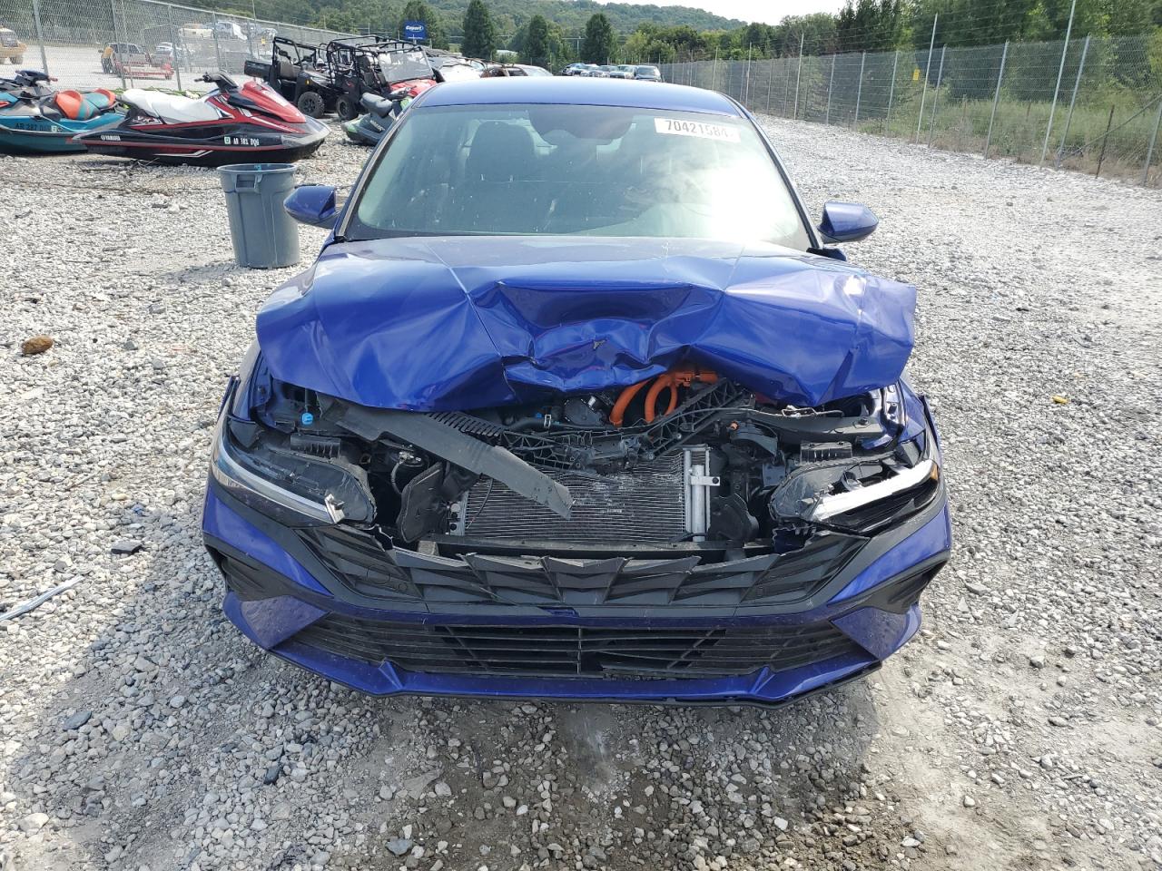 2024 HYUNDAI ELANTRA BLUE VIN:KMHLM4DJ7RU109763