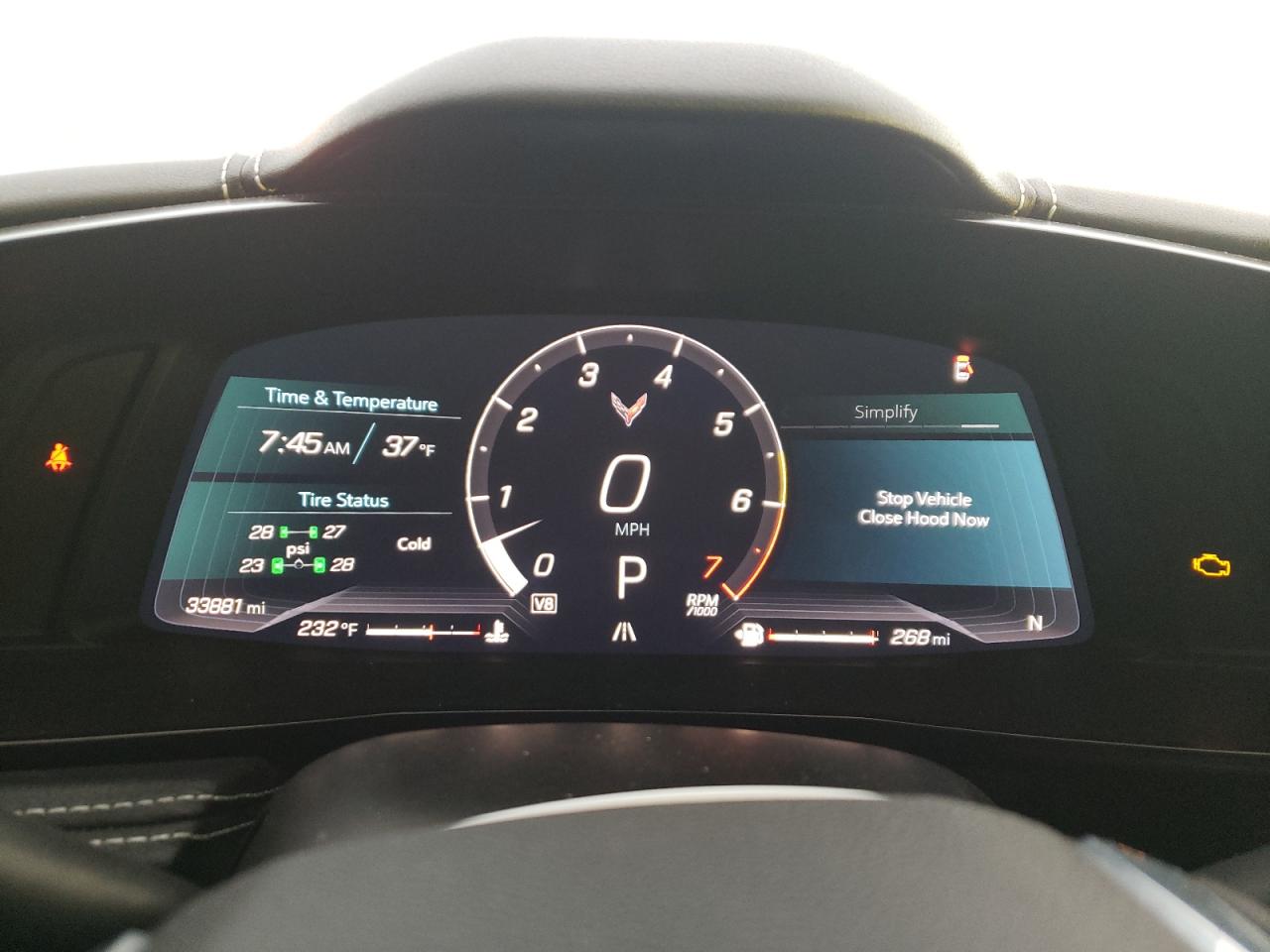 2022 CHEVROLET CORVETTE STINGRAY 1LT VIN:1G1YA2D48N5107888