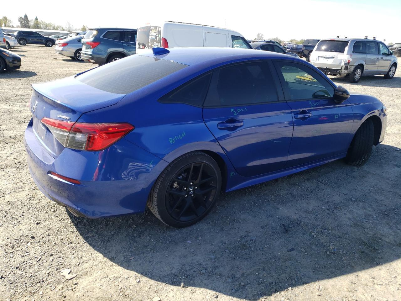 2022 HONDA CIVIC SPORT VIN:2HGFE2F54NH564636