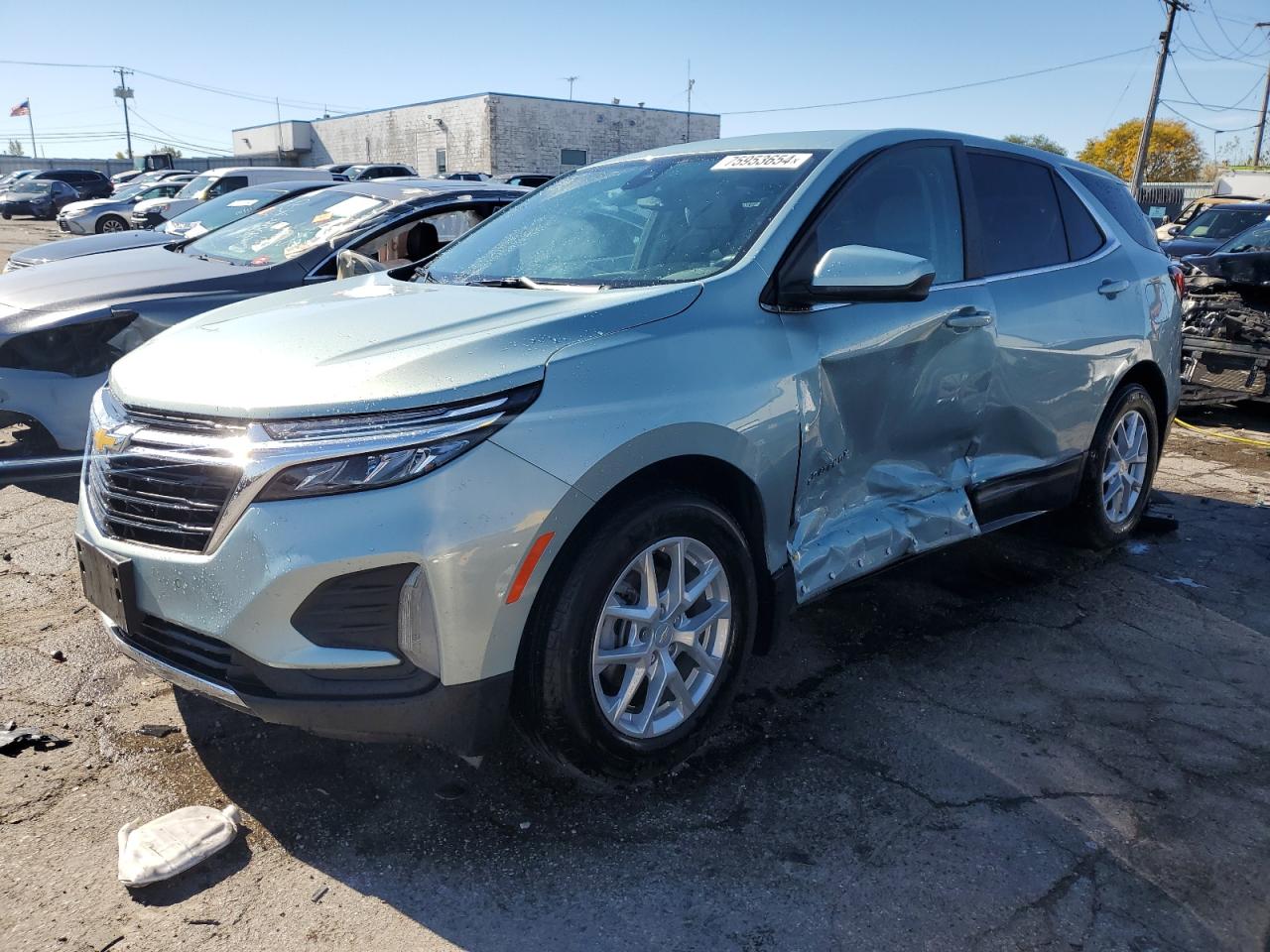 2022 CHEVROLET EQUINOX LT VIN:2GNAXKEV1N6126678