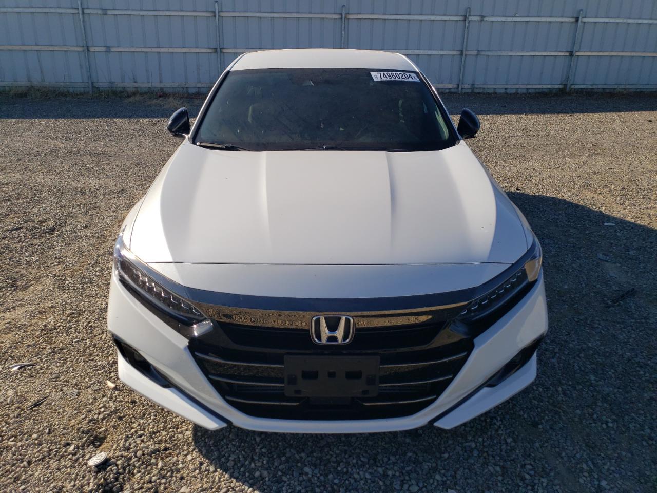 2022 HONDA ACCORD SPORT VIN:1HGCV1F35NA120787