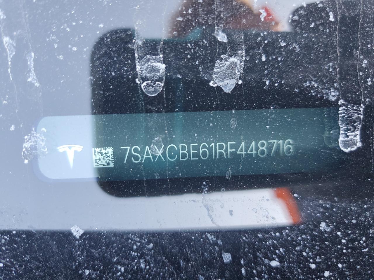 2024 TESLA MODEL X  VIN:7SAXCBE61RF448716