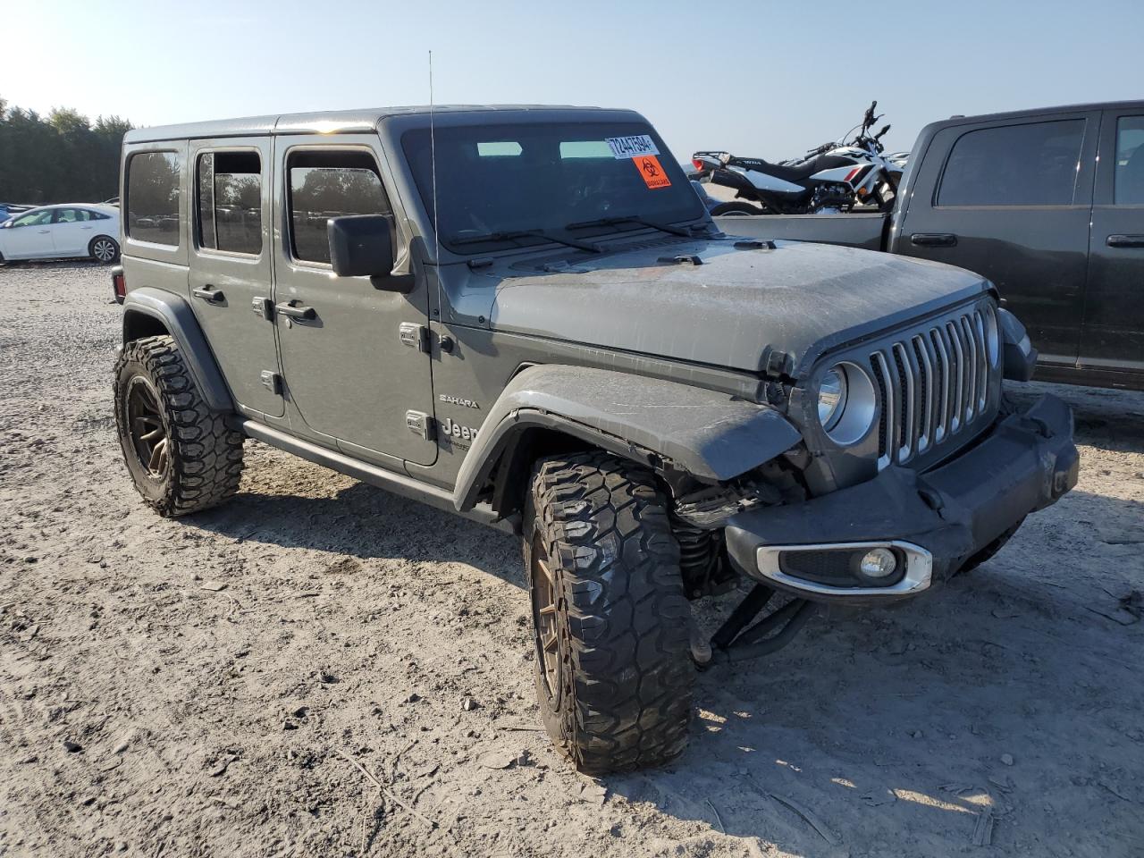 2022 JEEP WRANGLER UNLIMITED SAHARA VIN:1C4HJXEG9NW218344