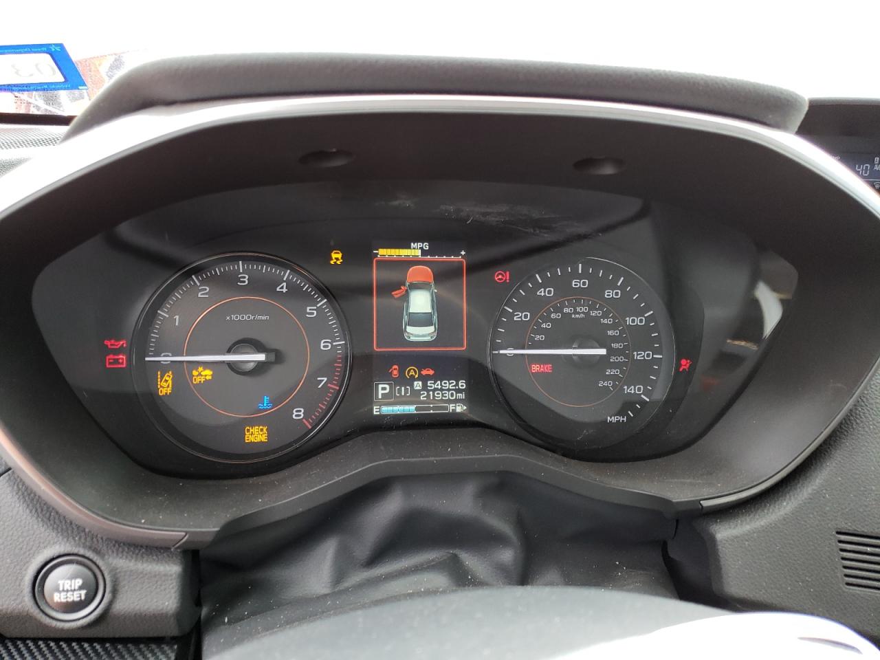 2022 SUBARU CROSSTREK PREMIUM VIN:JF2GTAECXN8220707