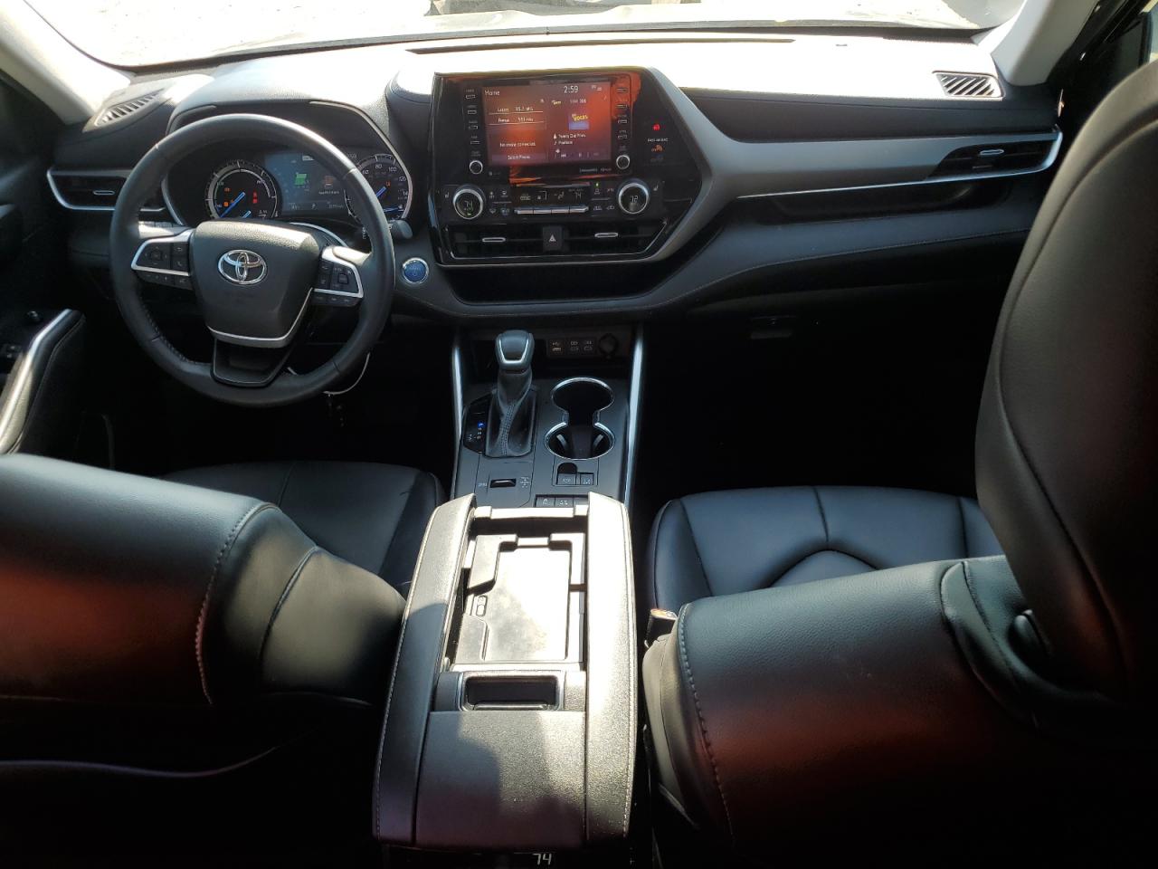 2022 TOYOTA HIGHLANDER HYBRID XLE VIN:5TDGARAH9NS512333