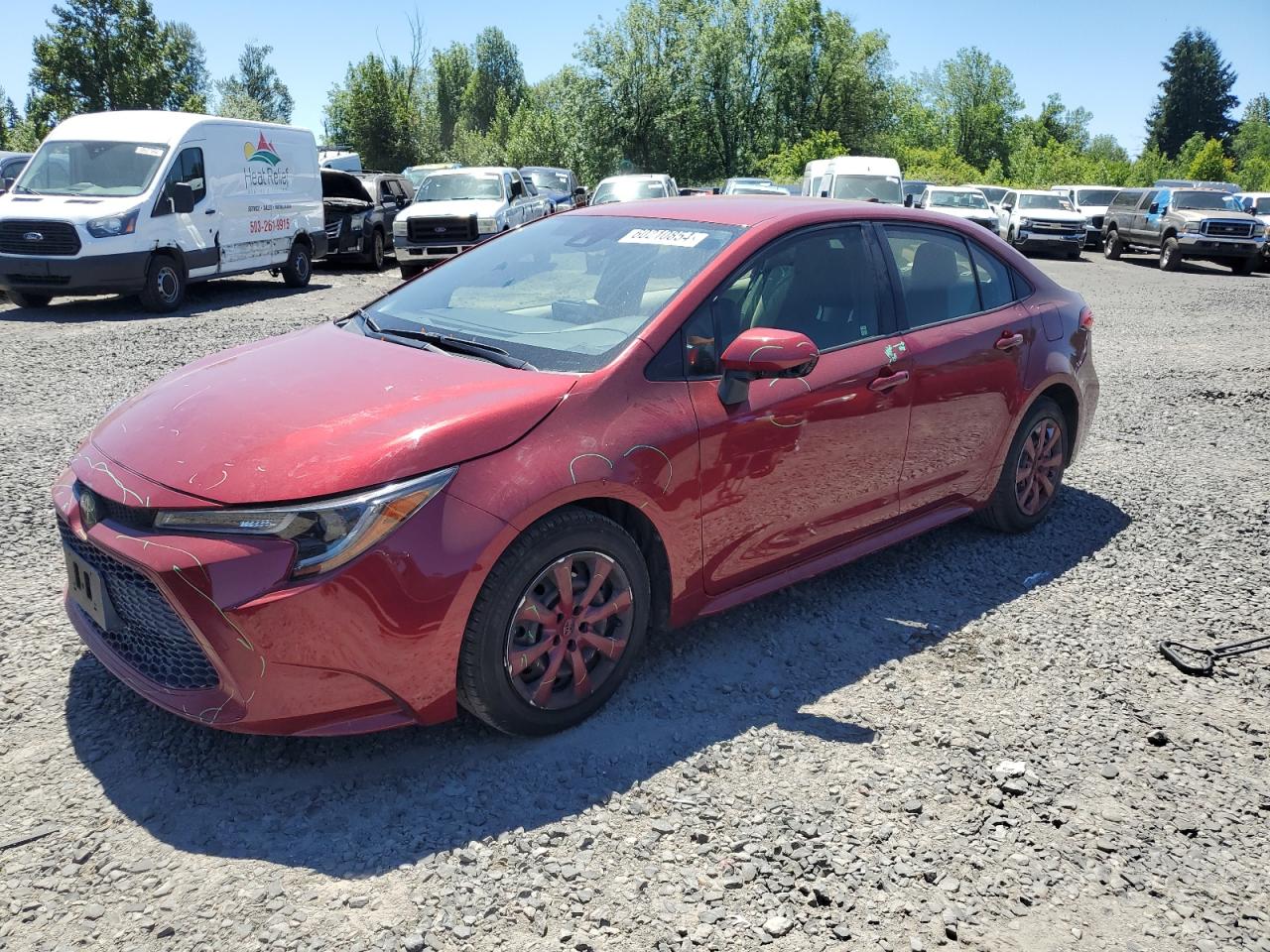 2022 TOYOTA COROLLA LE VIN:JTDEPMAEXNJ224879