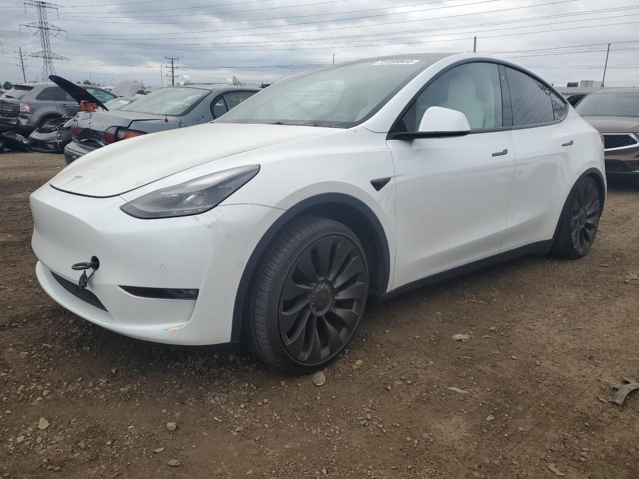 2022 TESLA MODEL Y  VIN:7SAYGDEFXNF375585