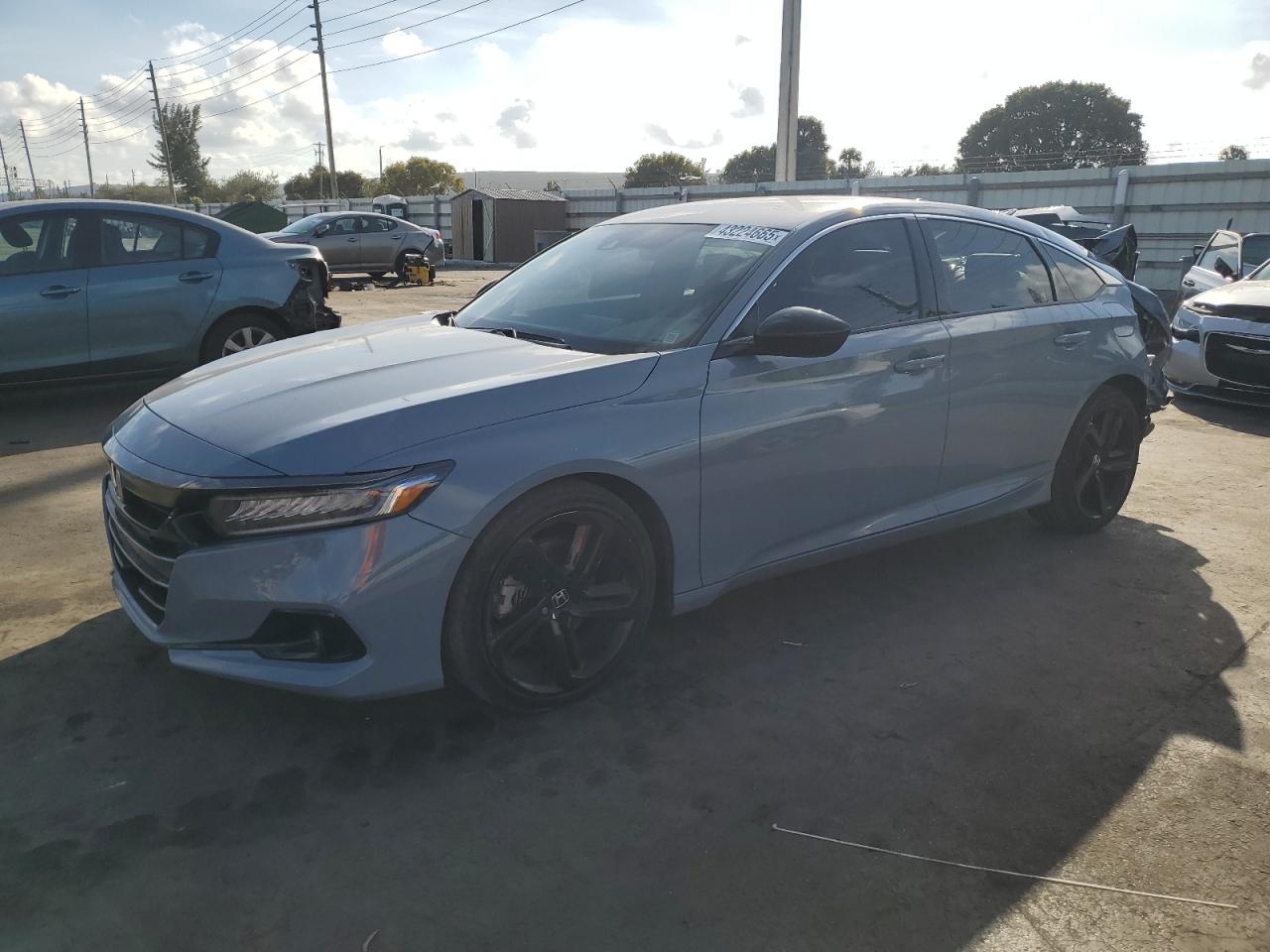 2022 HONDA ACCORD SPORT VIN:1HGCV1F35NA108087