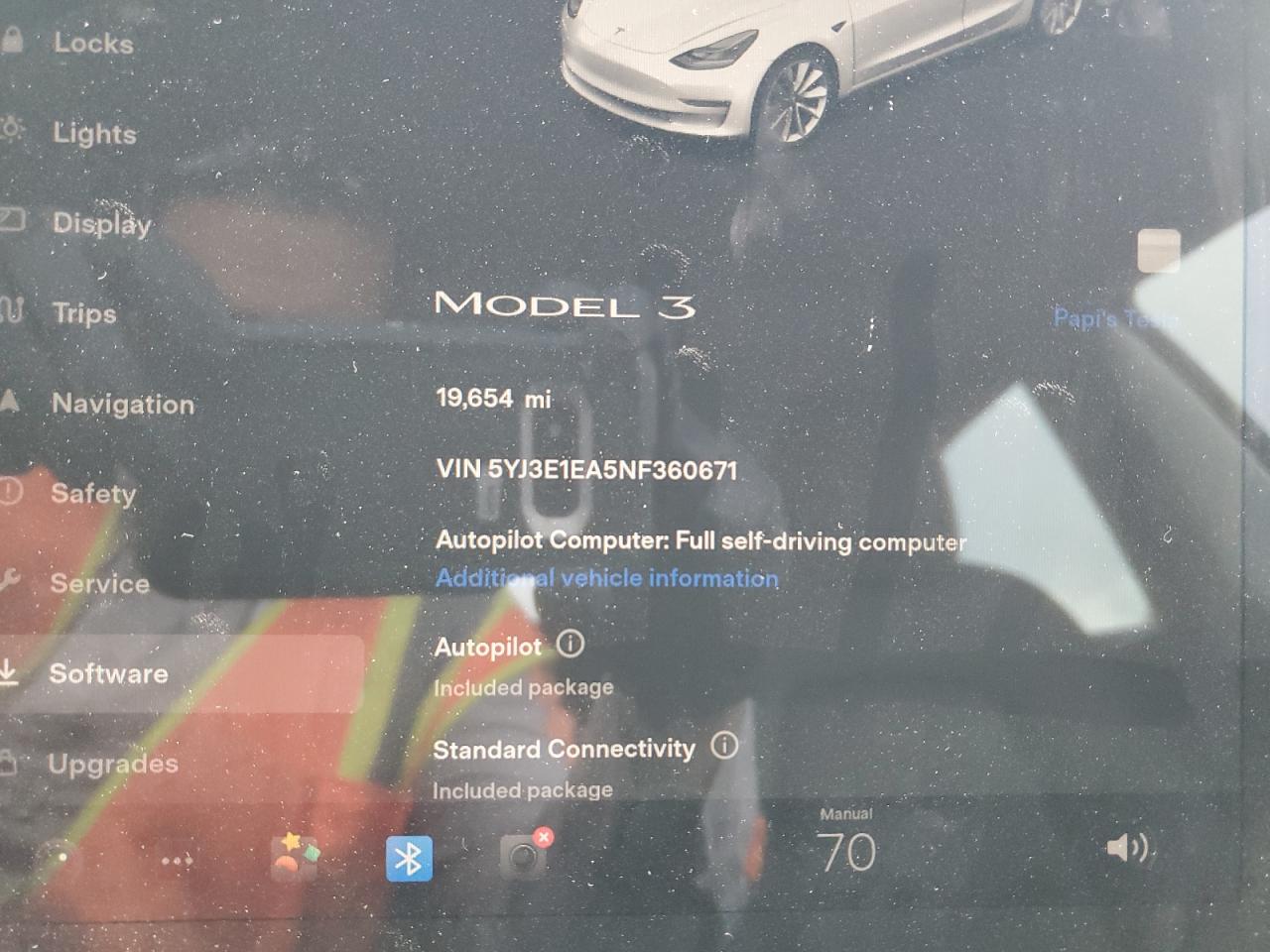 2022 TESLA MODEL 3  VIN:5YJ3E1EA5NF360671