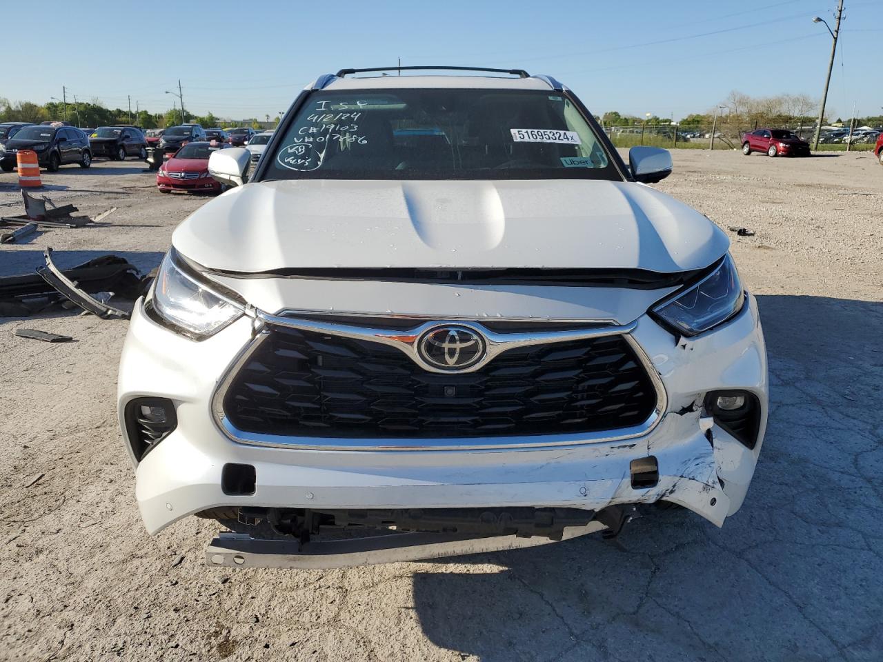 2023 TOYOTA HIGHLANDER L VIN:5TDKDRBH3PS017886