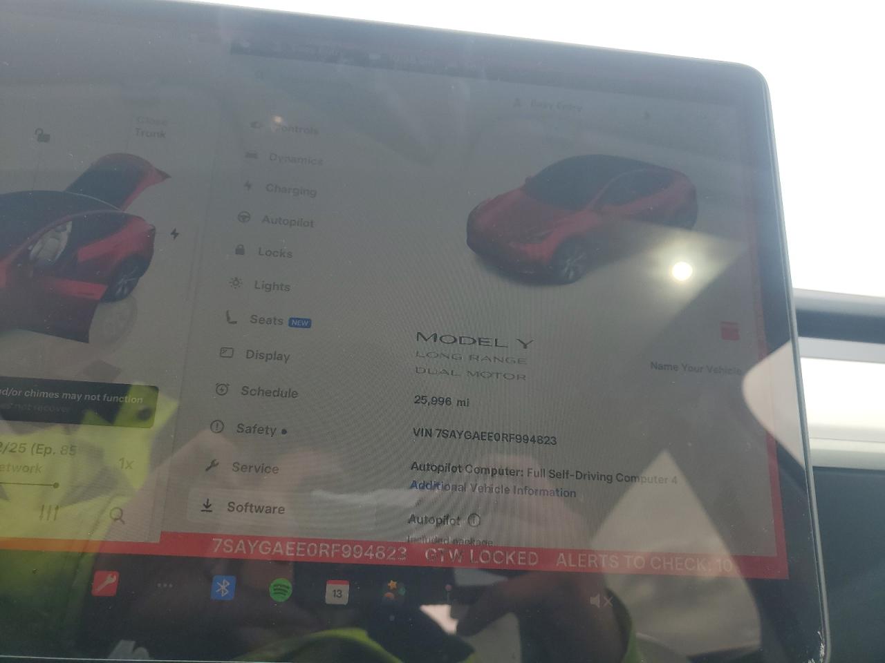 2024 TESLA MODEL Y  VIN:7SAYGAEE0RF994823
